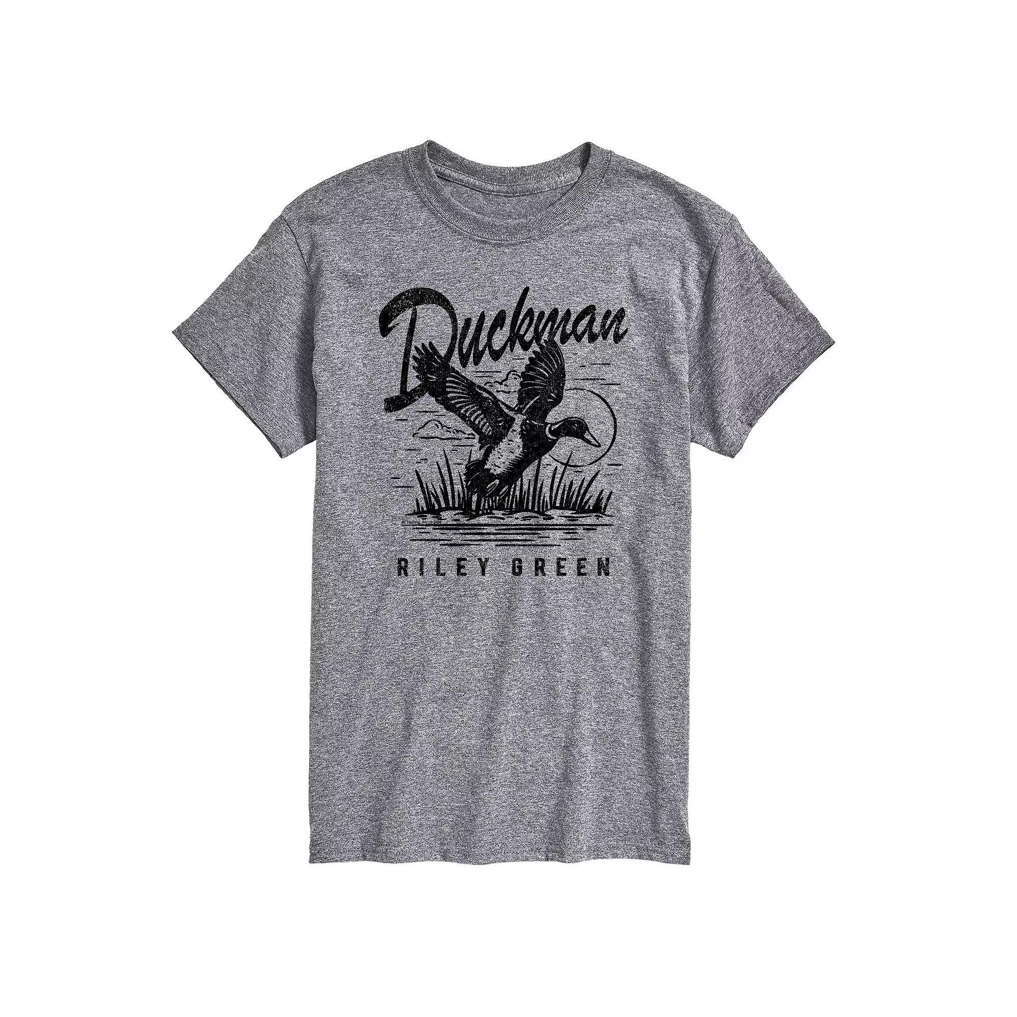 Big & Tall Riley Green Duckman Graphic Tee, Mens Grey Gray Product Image