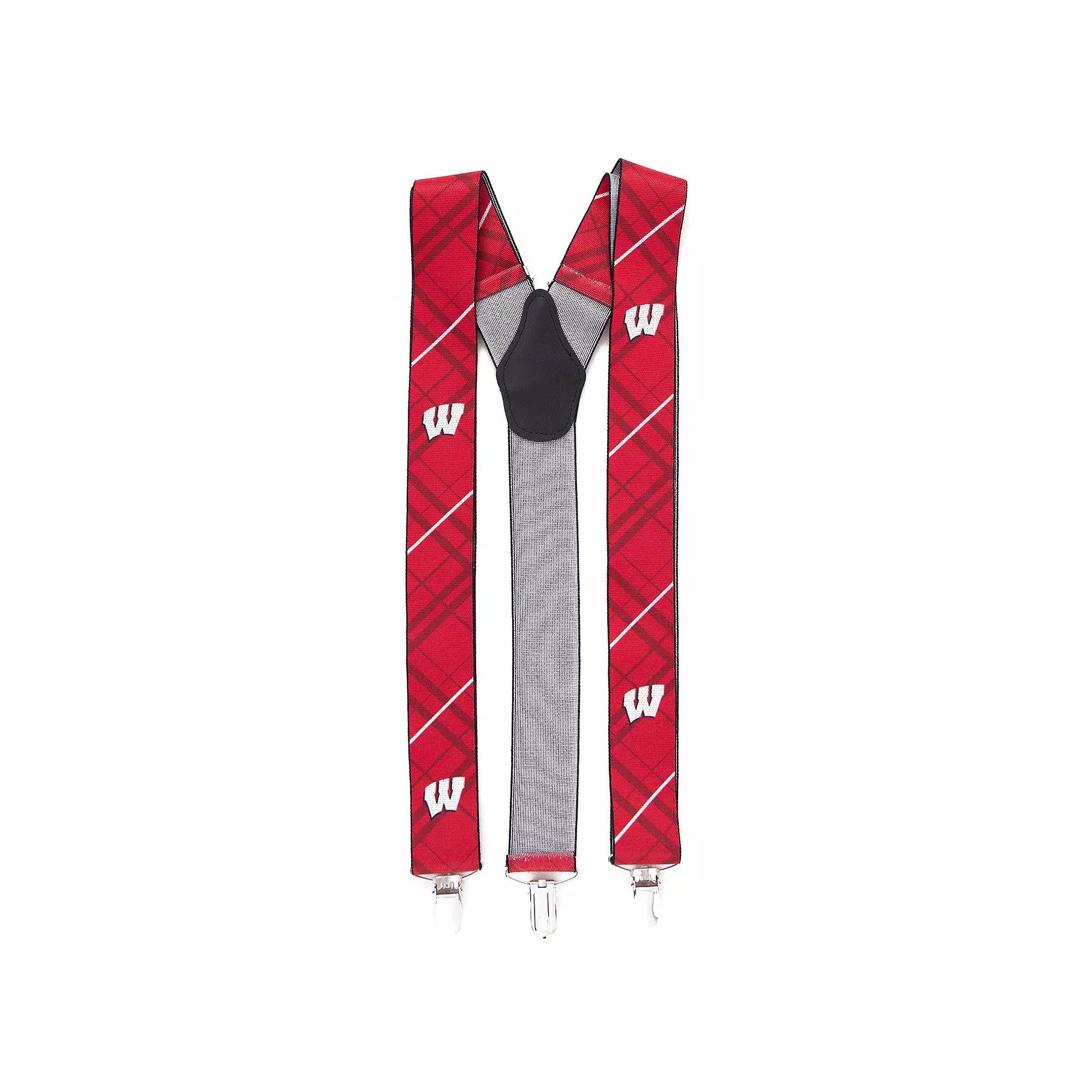 Men's NCAA Oxford Suspenders, Wisconsin Product Image