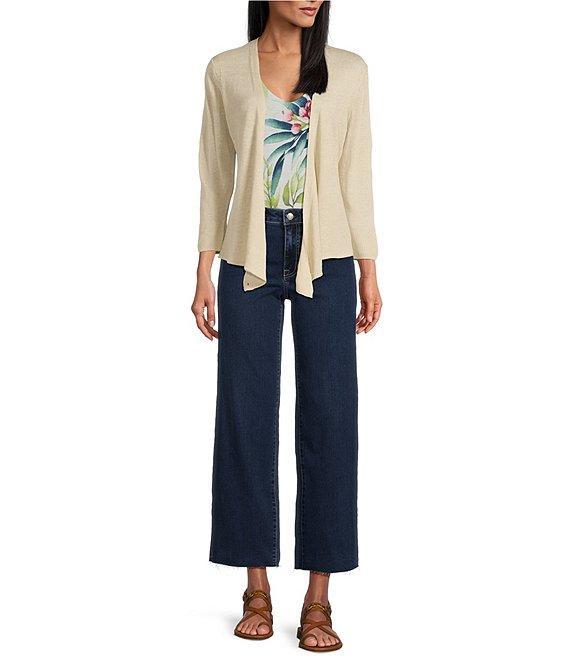 Tommy Bahama Open Front 3/4 Sleeve Cardigan Product Image