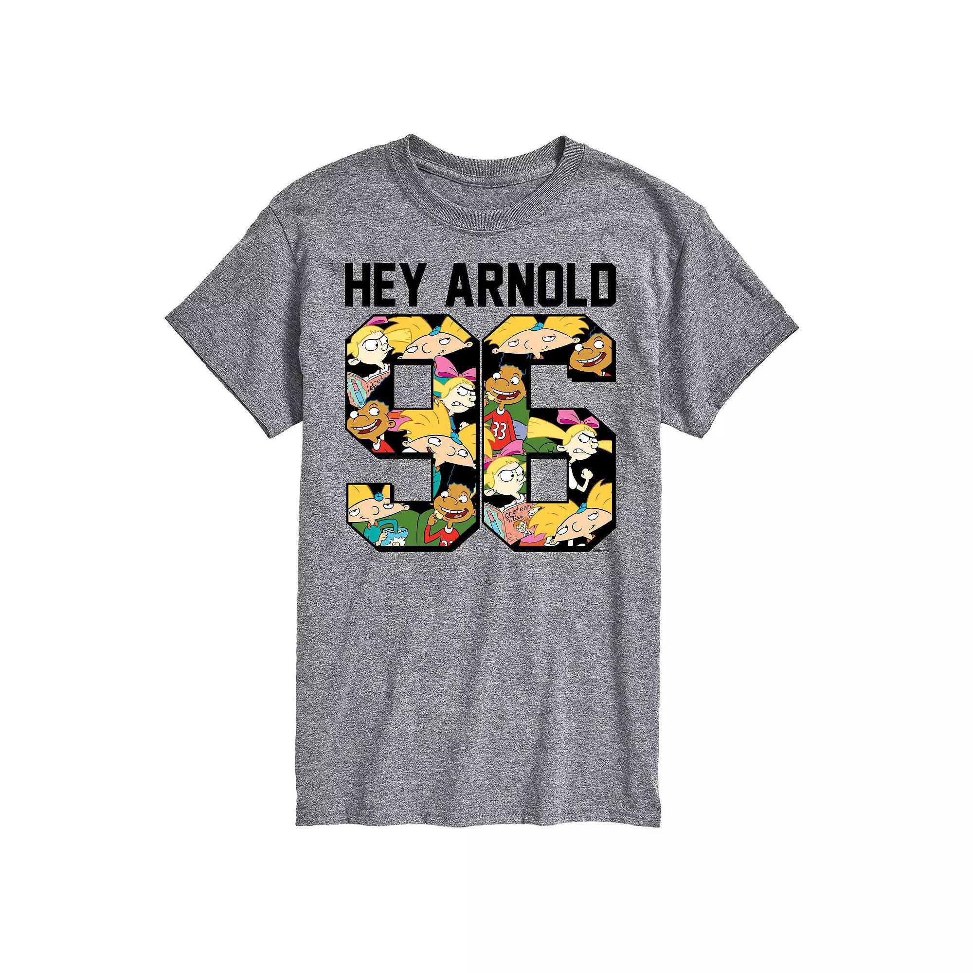 Big & Tall Hey Arnold! 96 Group Portrait Graphic Tee, Mens Product Image