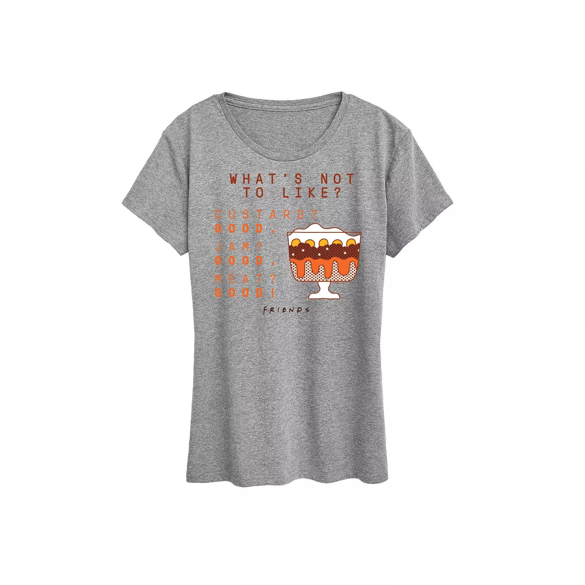 Women's Friends What's Not To Like Graphic Tee, Girl's, Size: Medium, Grey Gray Product Image