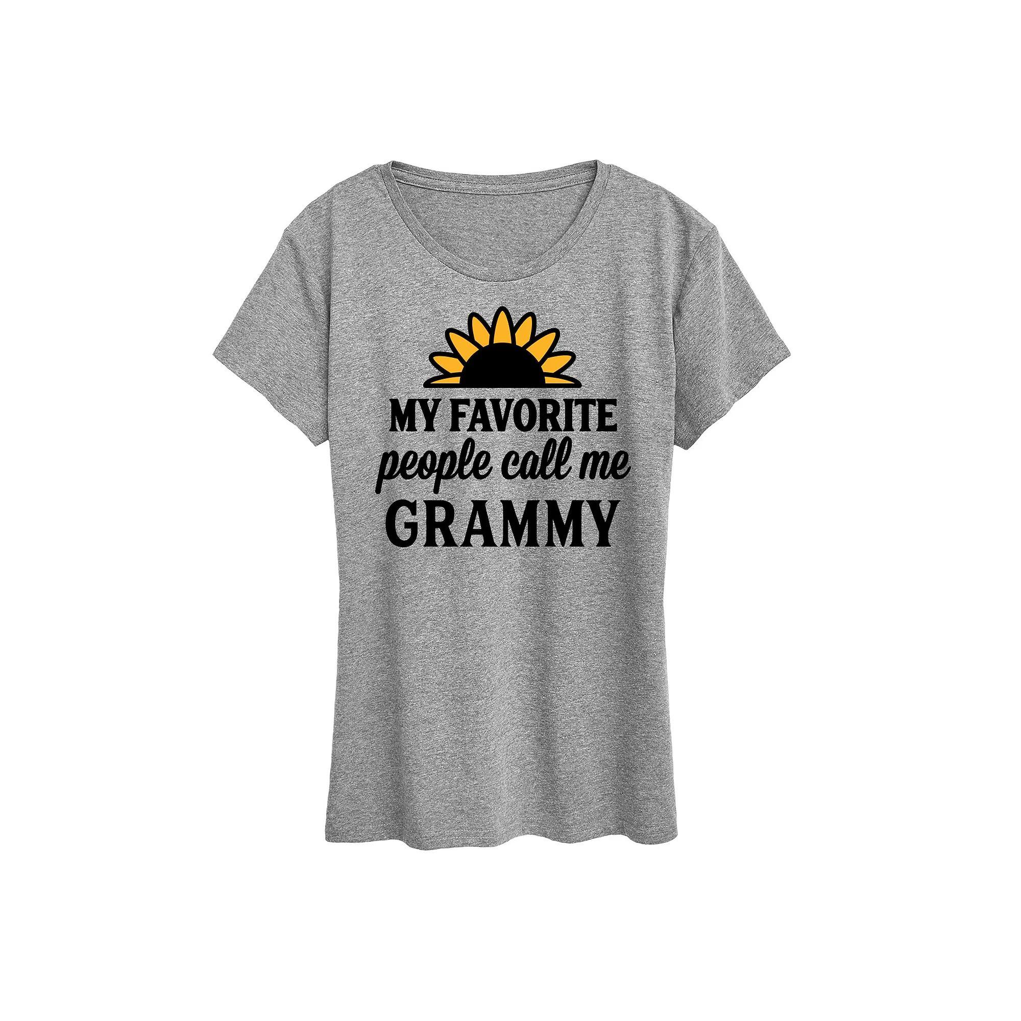 Womens Favorite People Call Me Memaw Graphic Tee Product Image