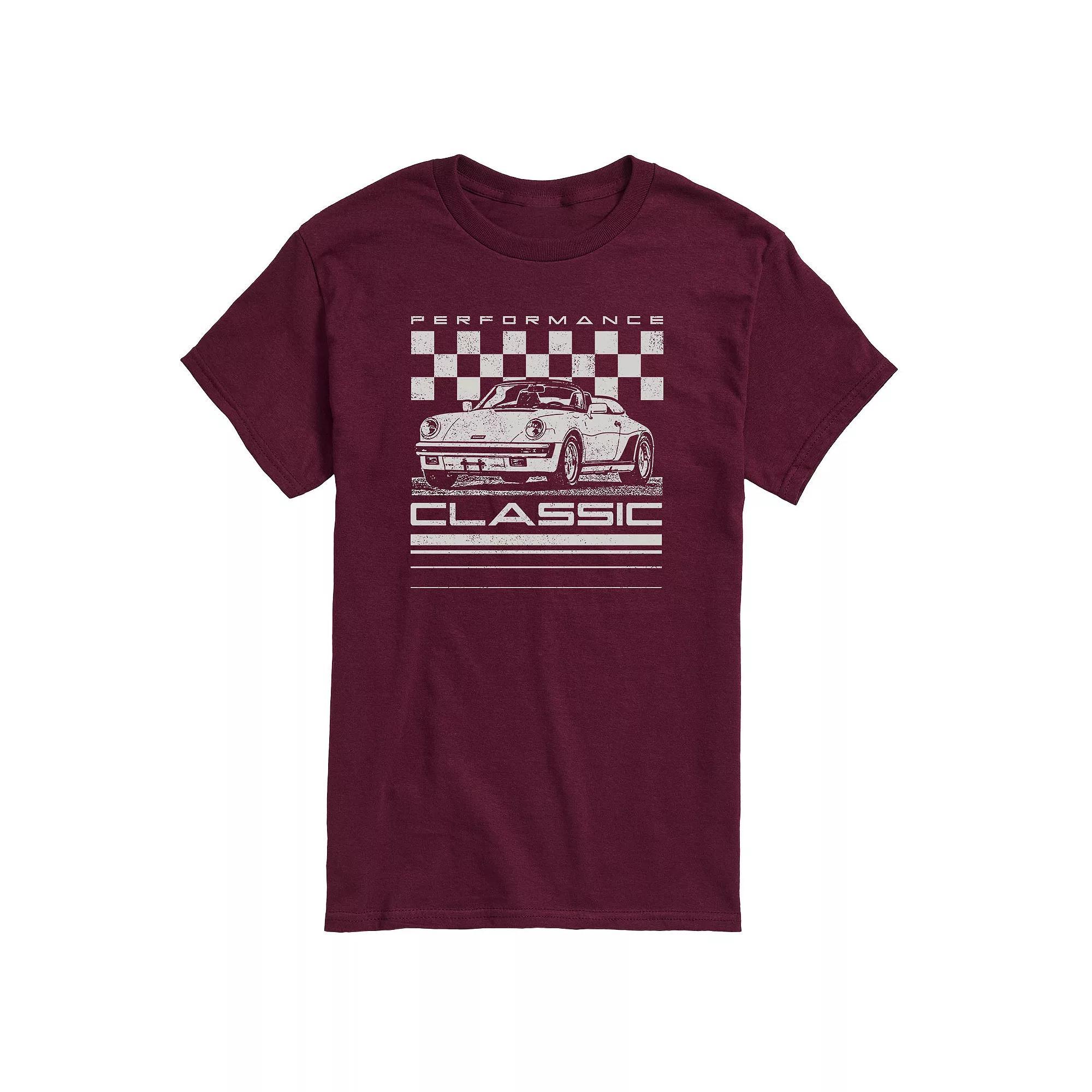 Big & Tall Performance Classic Car Graphic Tee, Men's, Size: XL Tall, Black Product Image