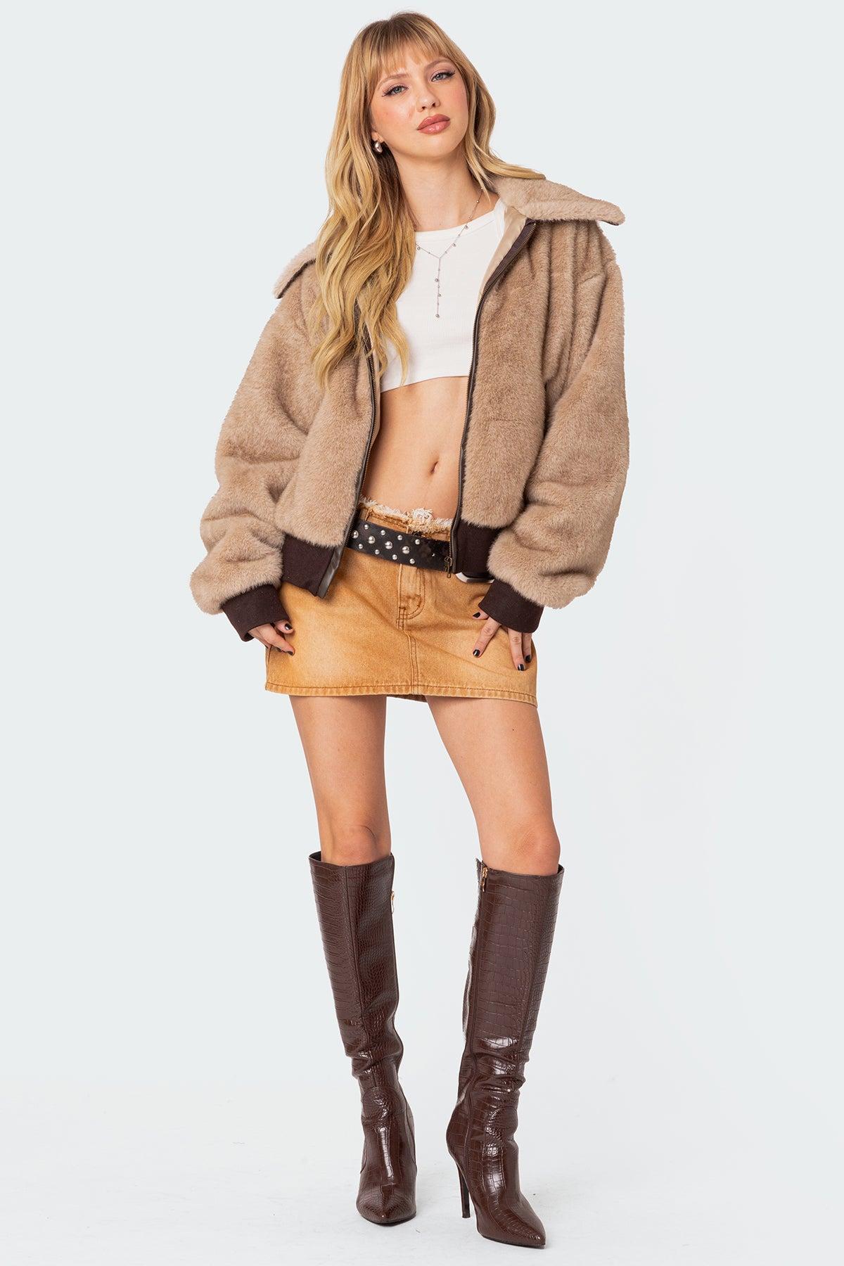 Ashton Faux Fur Jacket Product Image