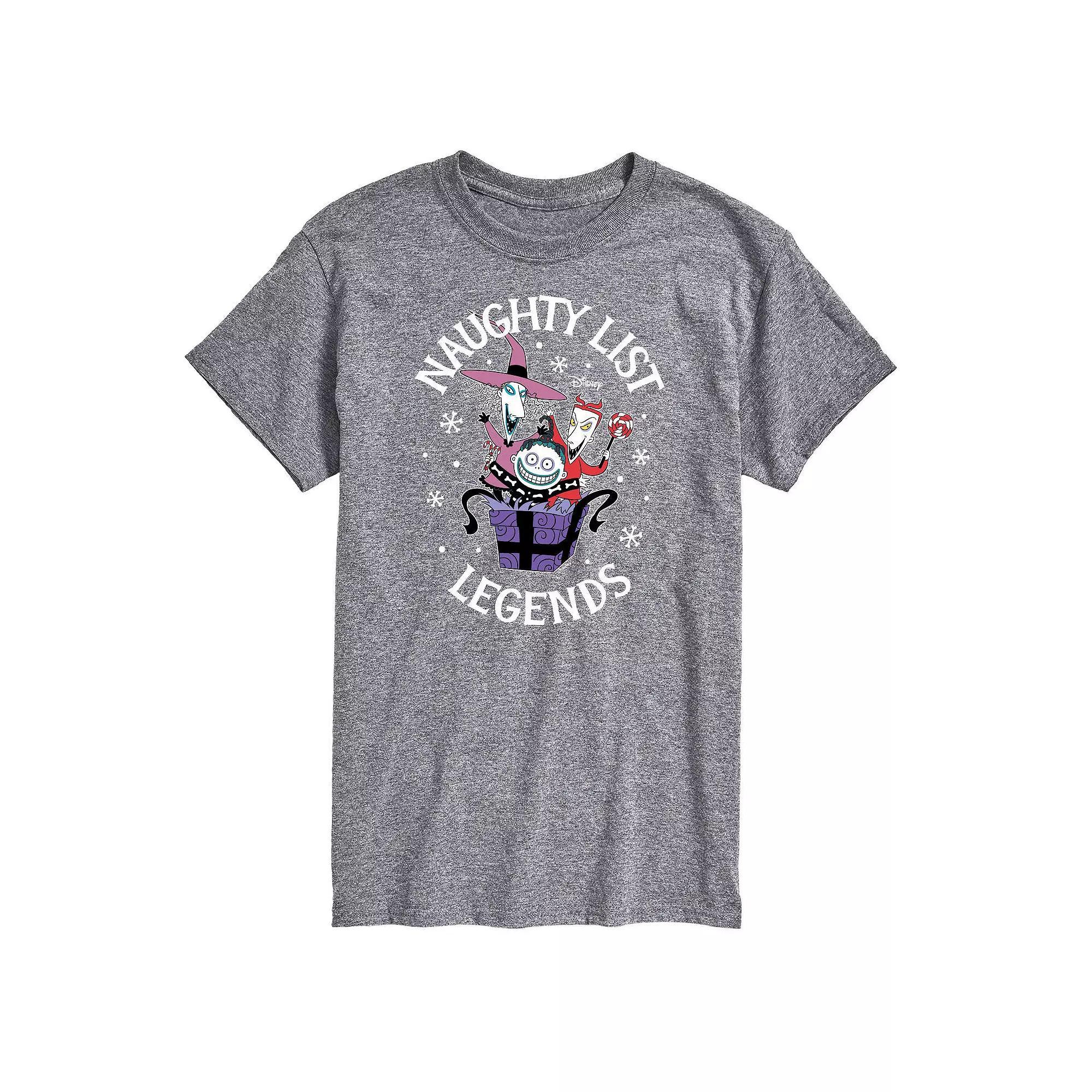 Disneys The Nightmare Before Christmas Mens Naughty List Legends Graphic Tee Product Image