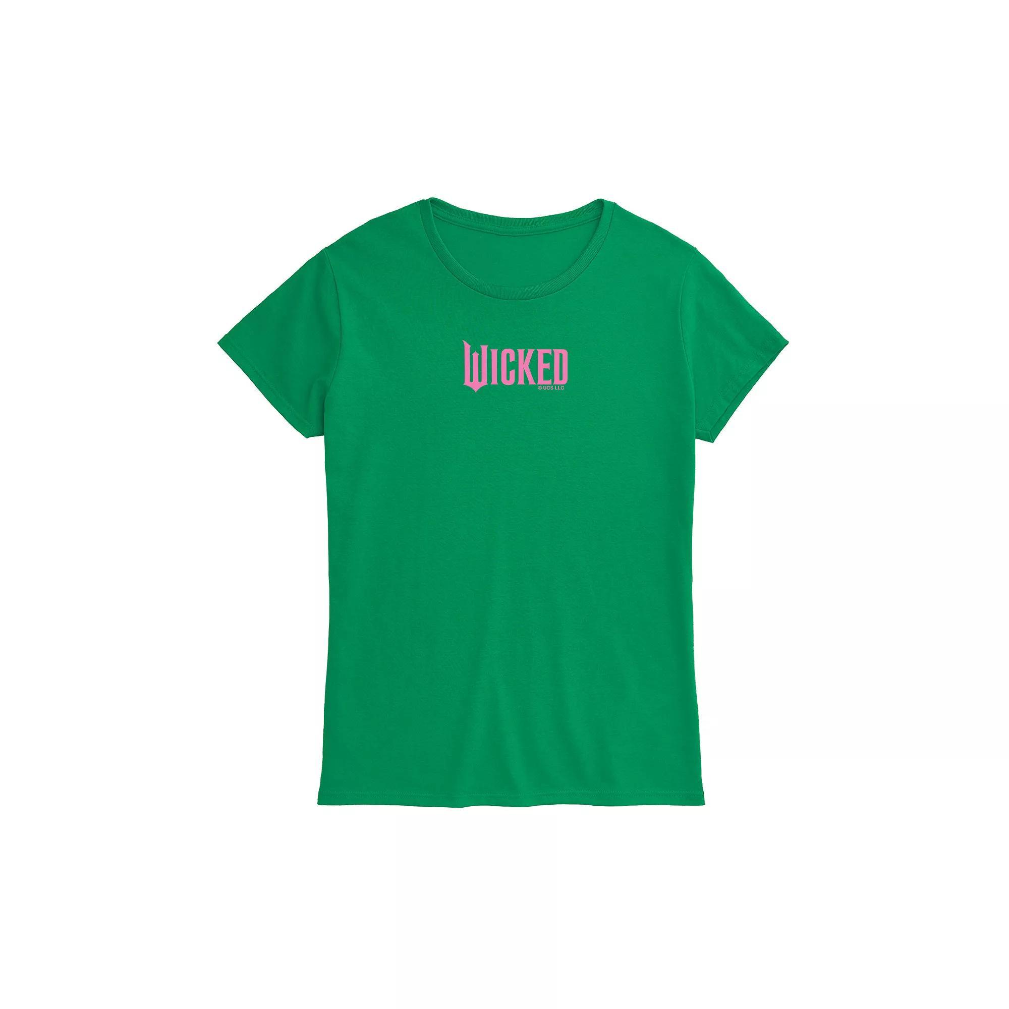 Women's Wicked Logo Graphic Tee, Size: Small, Pink Product Image