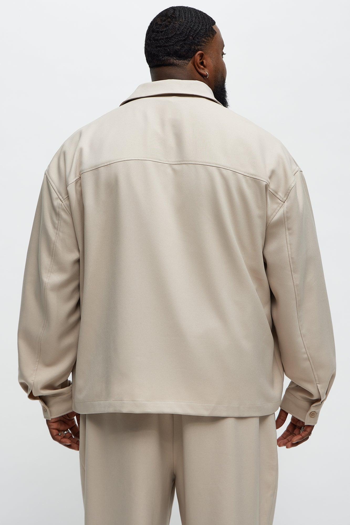 Relaxed Mara Overshirt - Tan Product Image