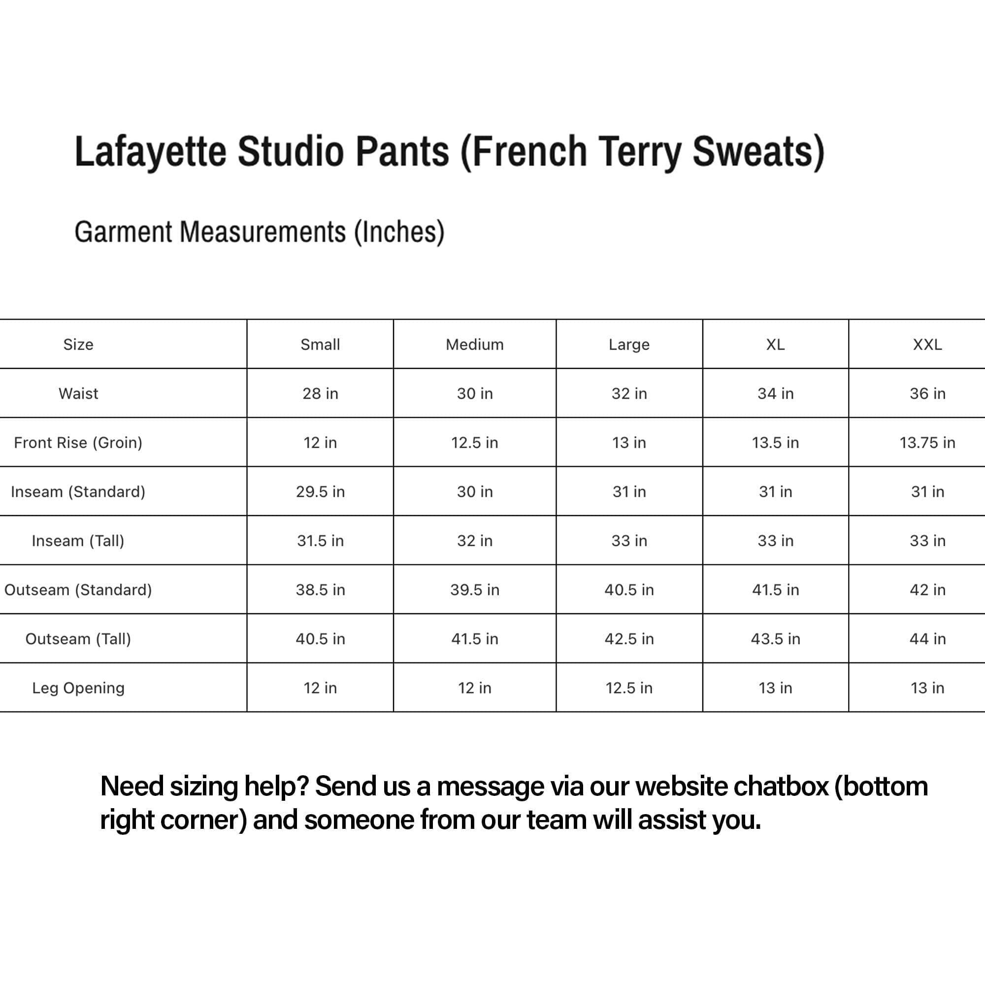 Lafayette Flare Studio Pants (Sweats) Product Image