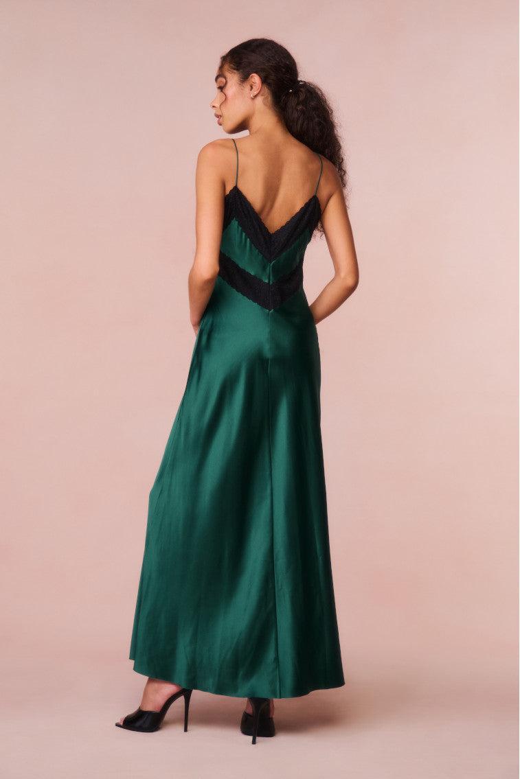 Serita Lace-Trimmed Maxi Dress Product Image