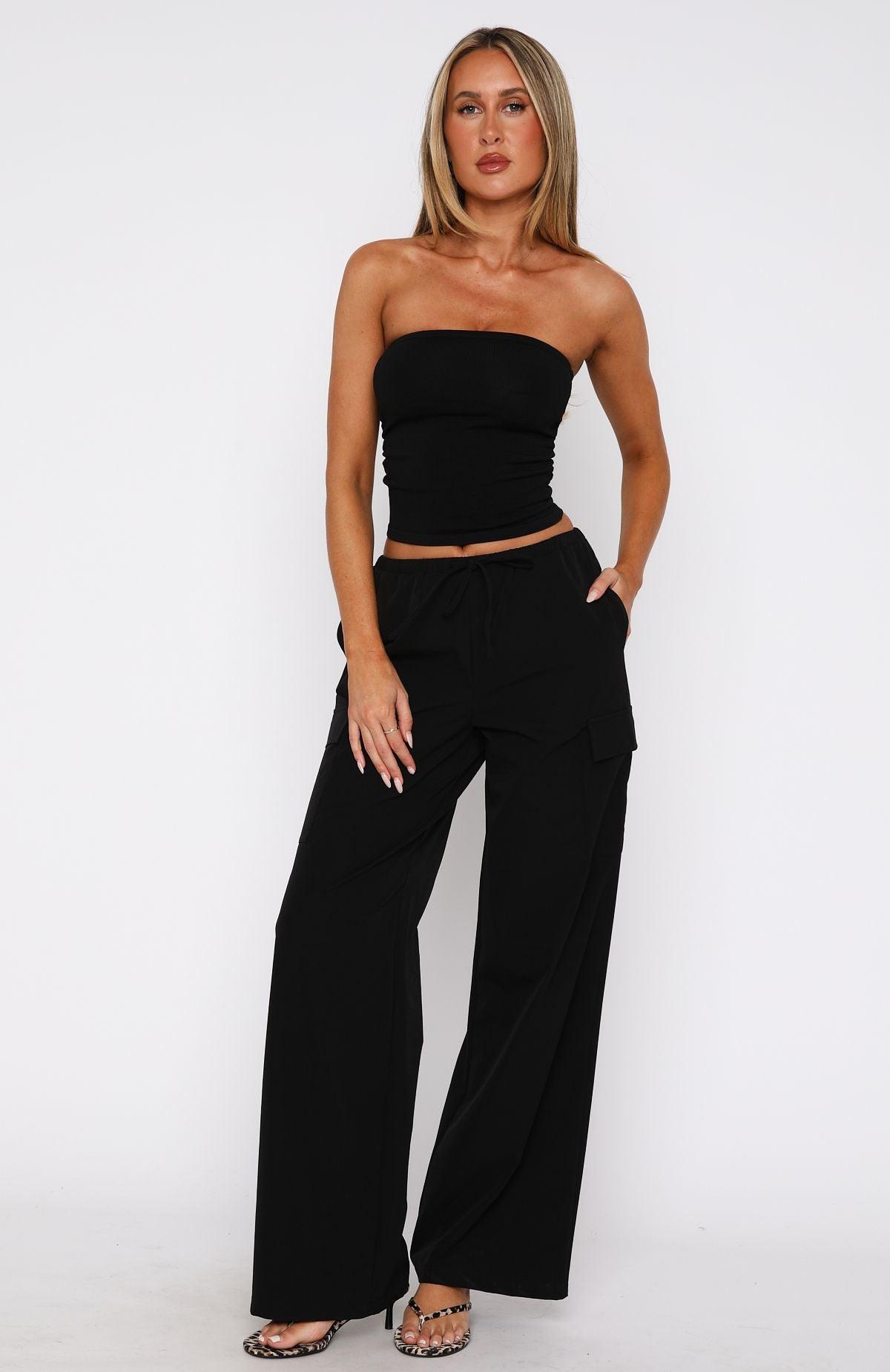 Nobody Is Left Pants Black Product Image