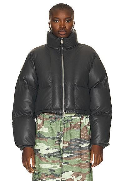 x Shoreditch Ski Club Edie Leather Puffer Product Image