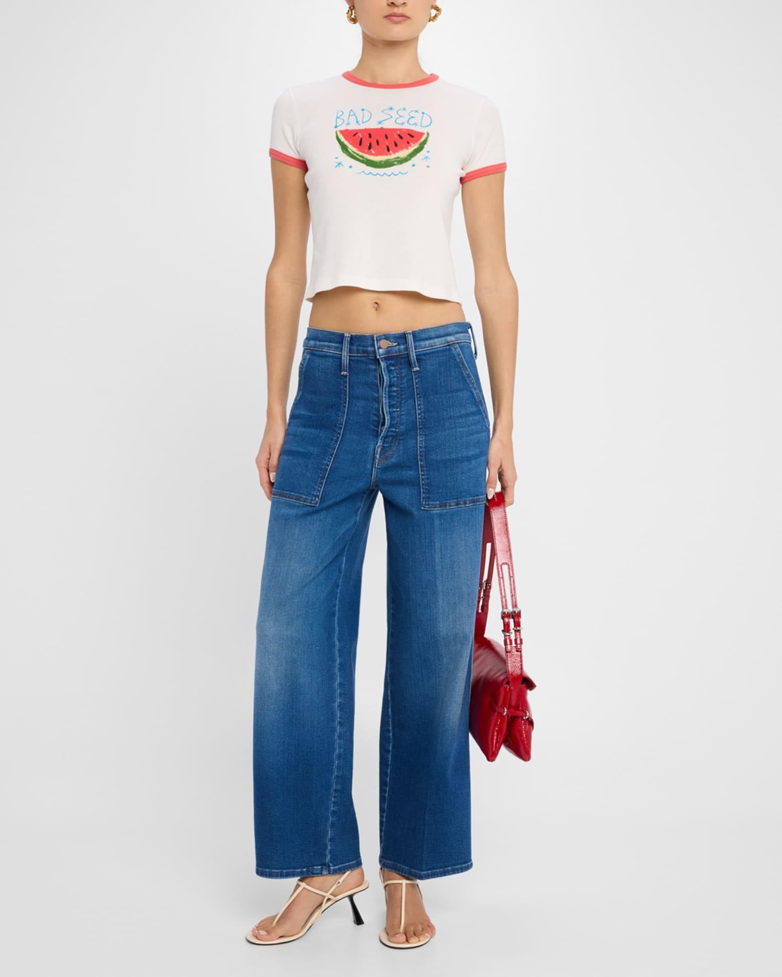 The Itty Bitty Ringer Cropped Tee Product Image