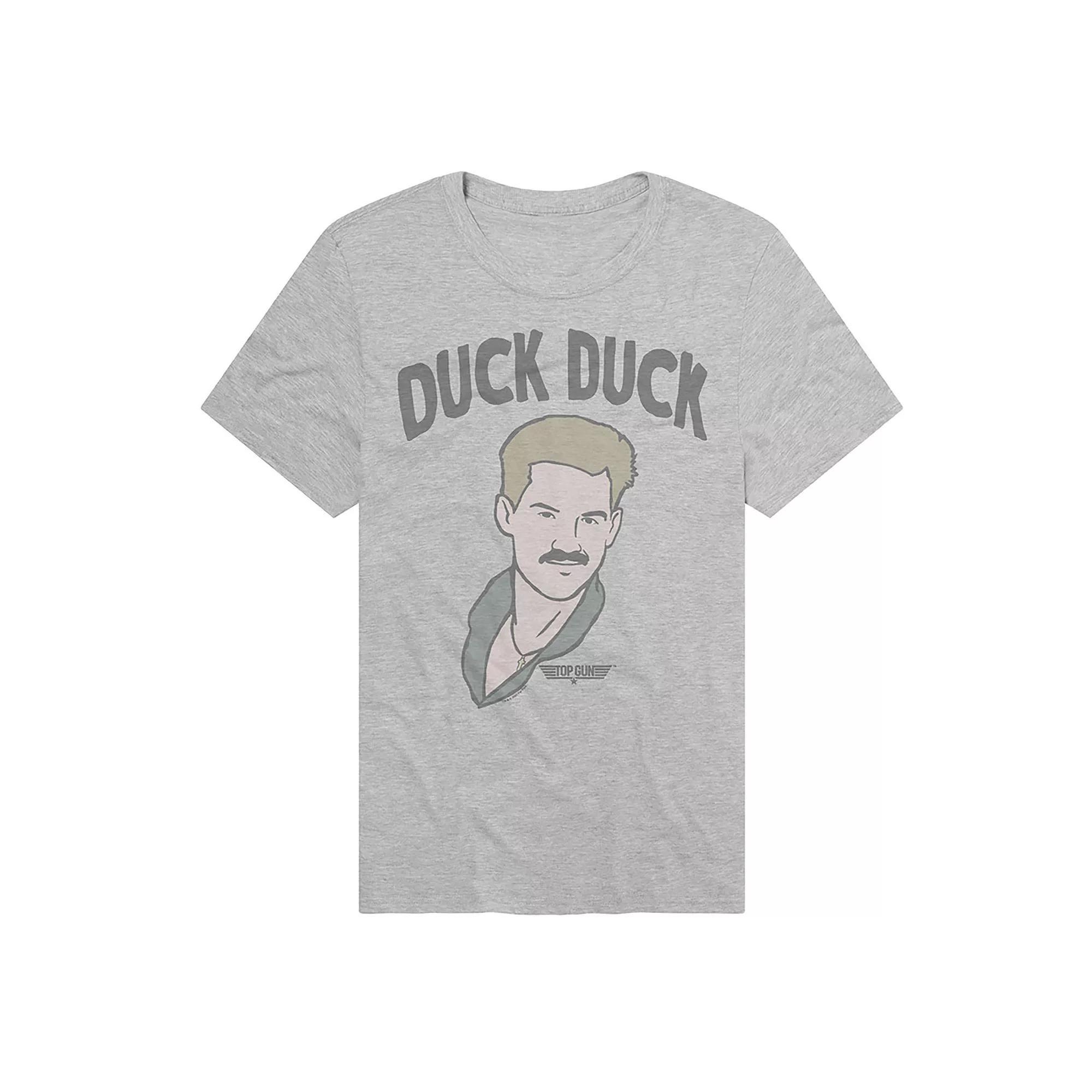 Men's Top Gun Duck Duck Goose Graphic Tee, Size: XXL, Athletic Grey Product Image