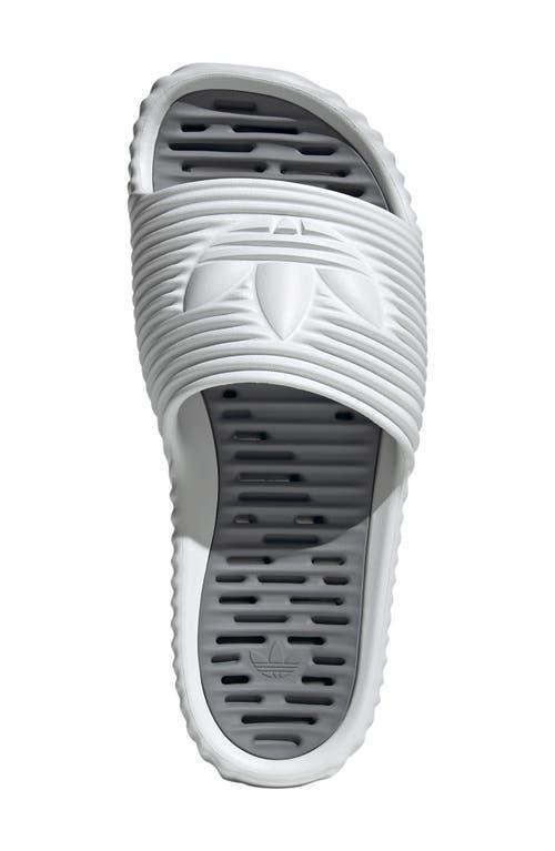 adidas Gender Inclusive Adilette 25 Slide in Crystal White/Grey at Nordstrom, Size 5 Women's Product Image