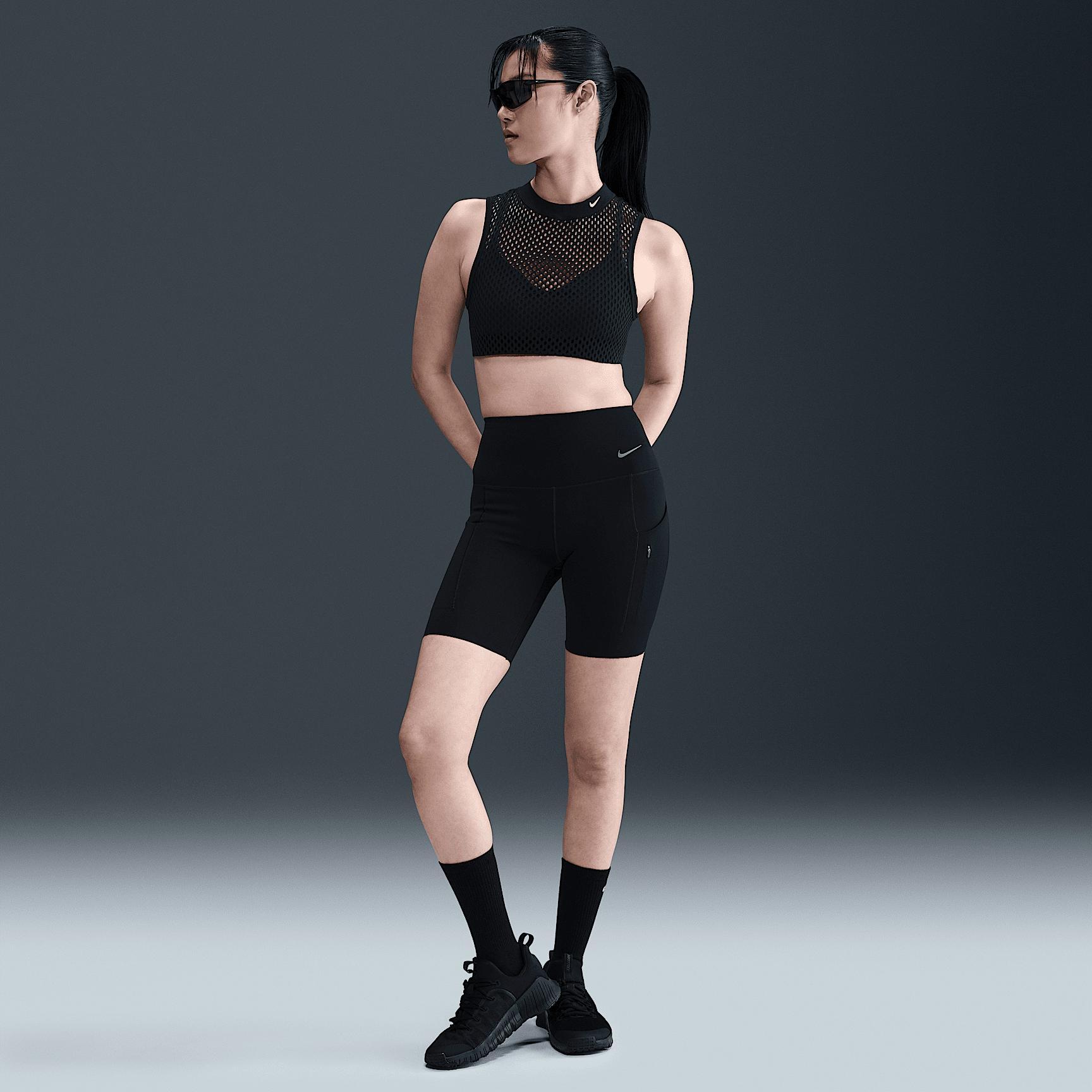 Nike Indy Light Support Net Sports Bra Womens at Urban Outfitters Product Image