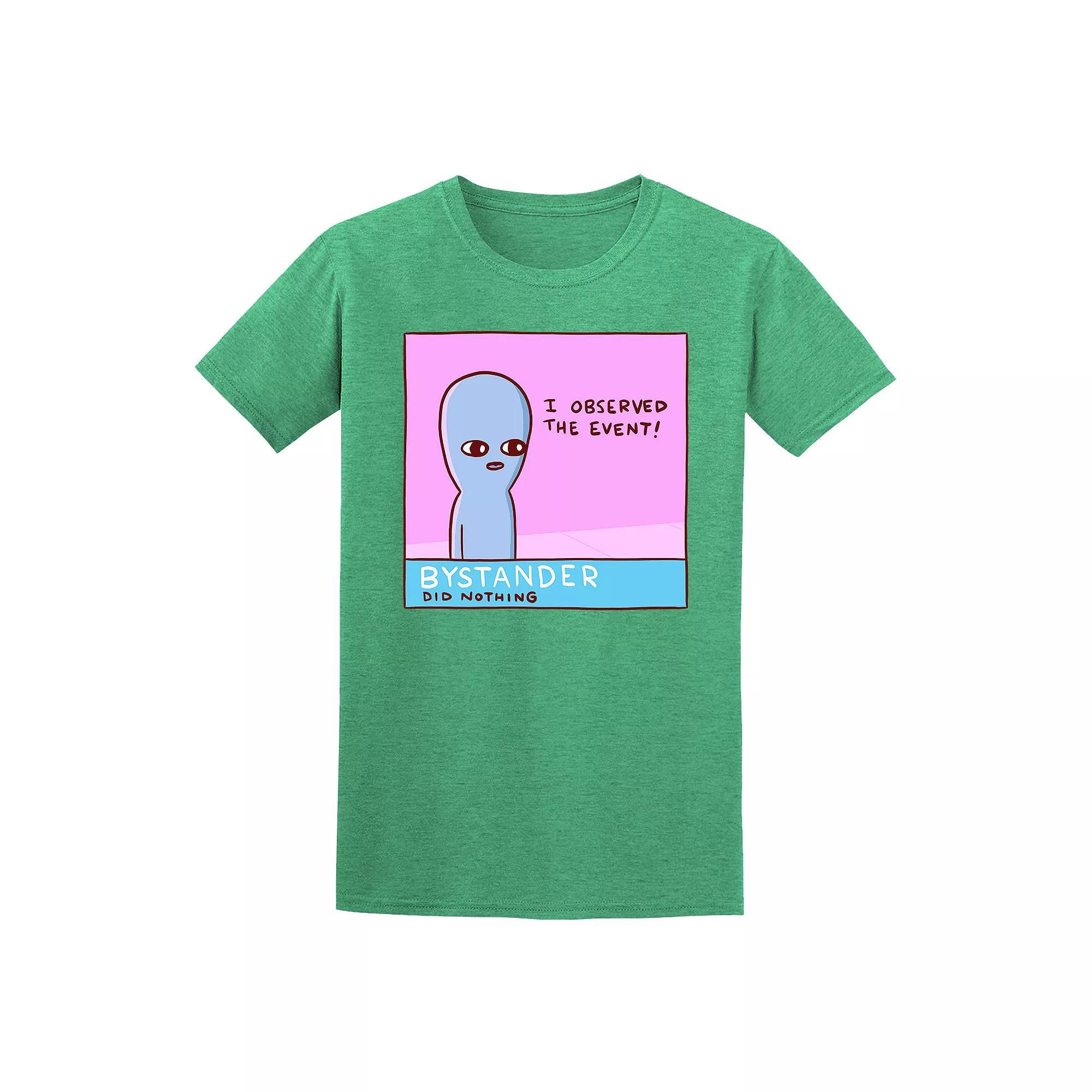 Men's COLAB89 by Threadless Strange Planet Tee, Size: Medium, Grey Irish Green Product Image