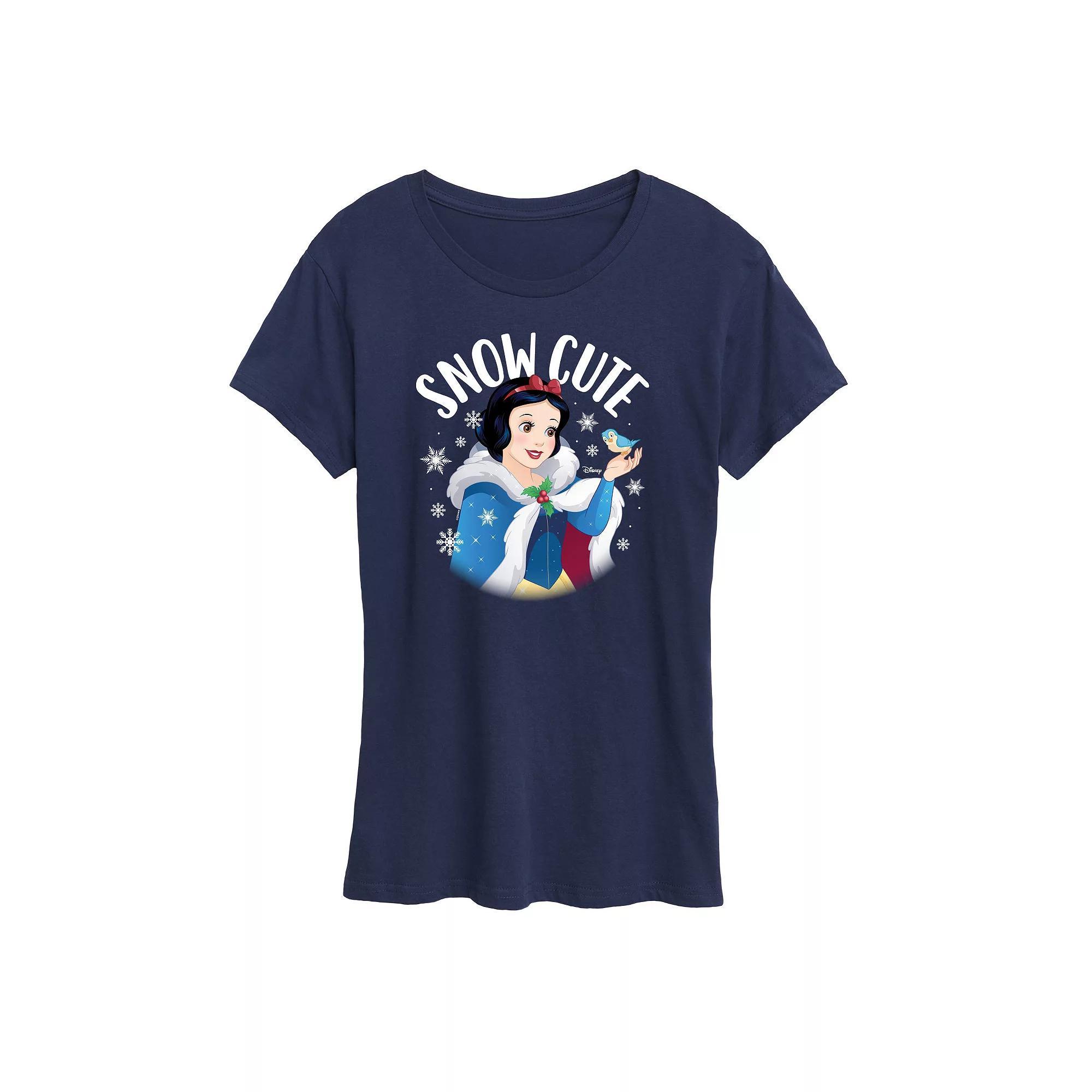 Womens Music Note Dandelion Graphic Tee Blue Product Image
