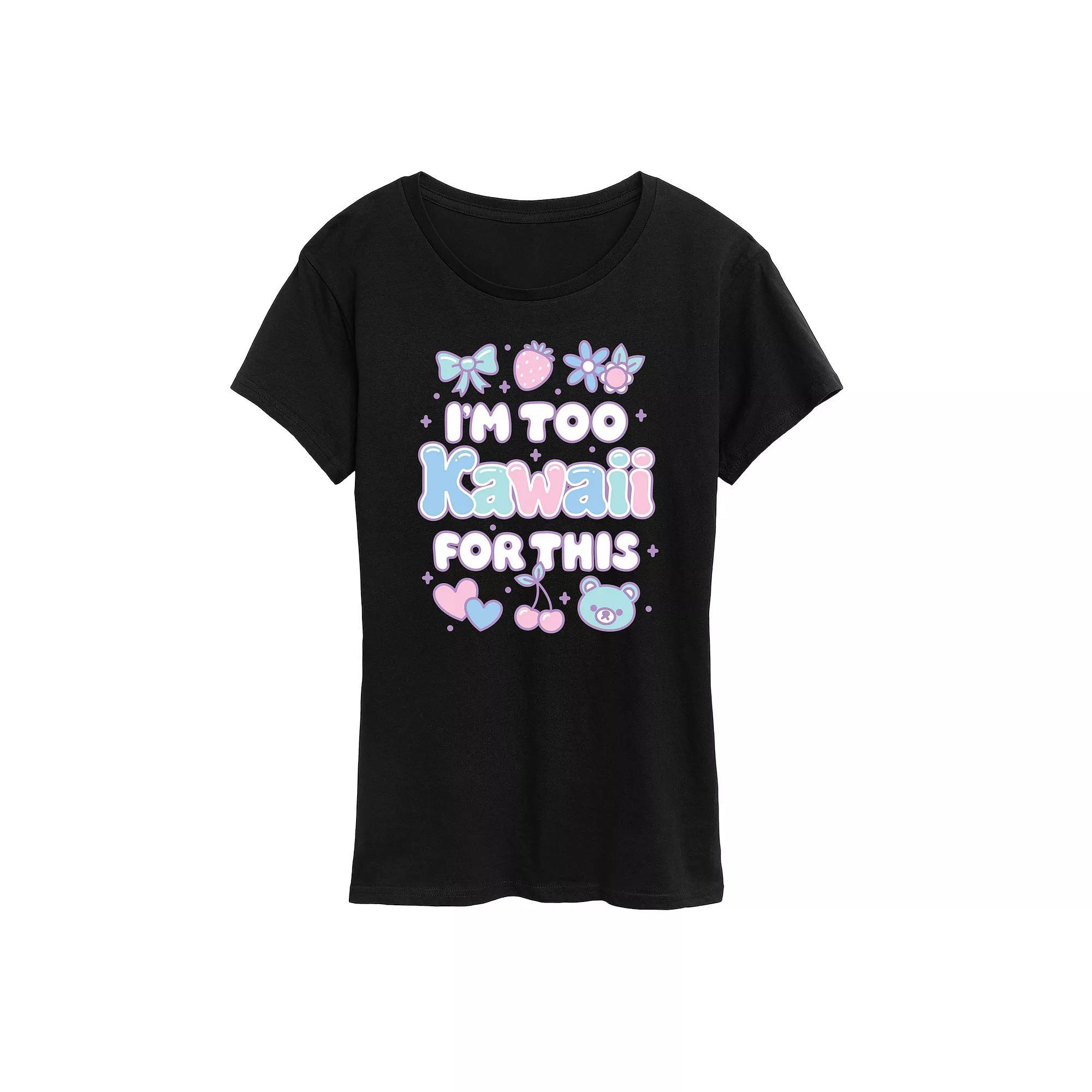 Womens Barbie Lets Get Fit Graphic Tee Product Image