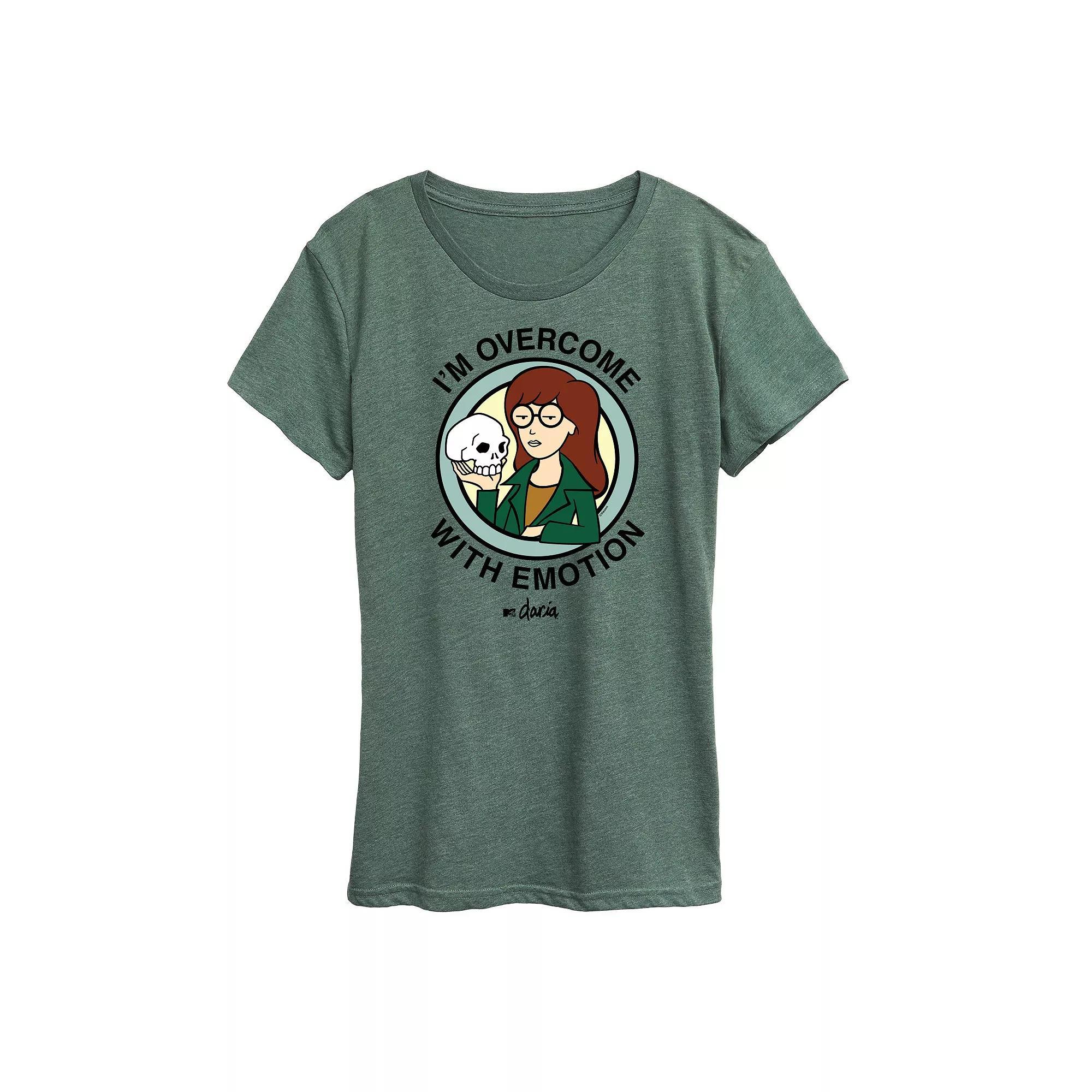 Womens Friends Moist Maker Graphic Tee, Girls Grey Green Product Image
