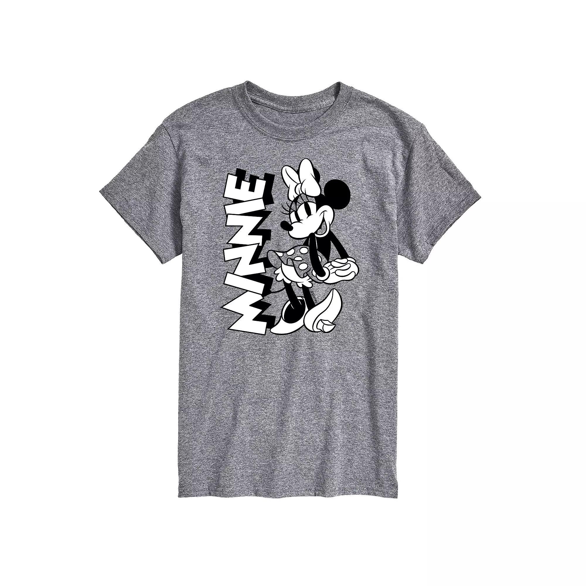 Disney's Minnie Mouse Big & Tall Graphic Tee, Men's, Size: 3XB, White Product Image