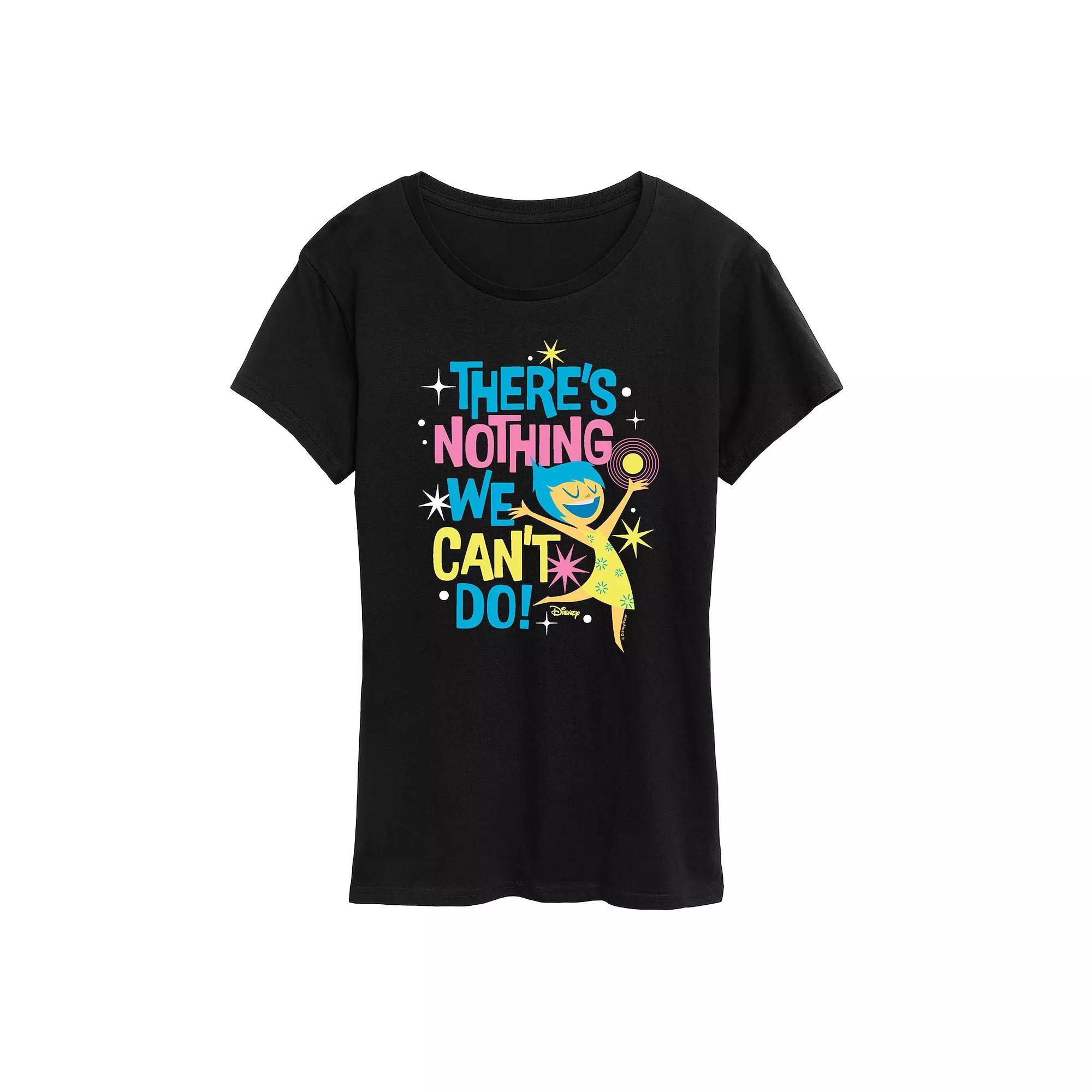 Disney / Pixars Inside Out 2 Joy Womens Nothing We Cant Do Graphic Tee Product Image