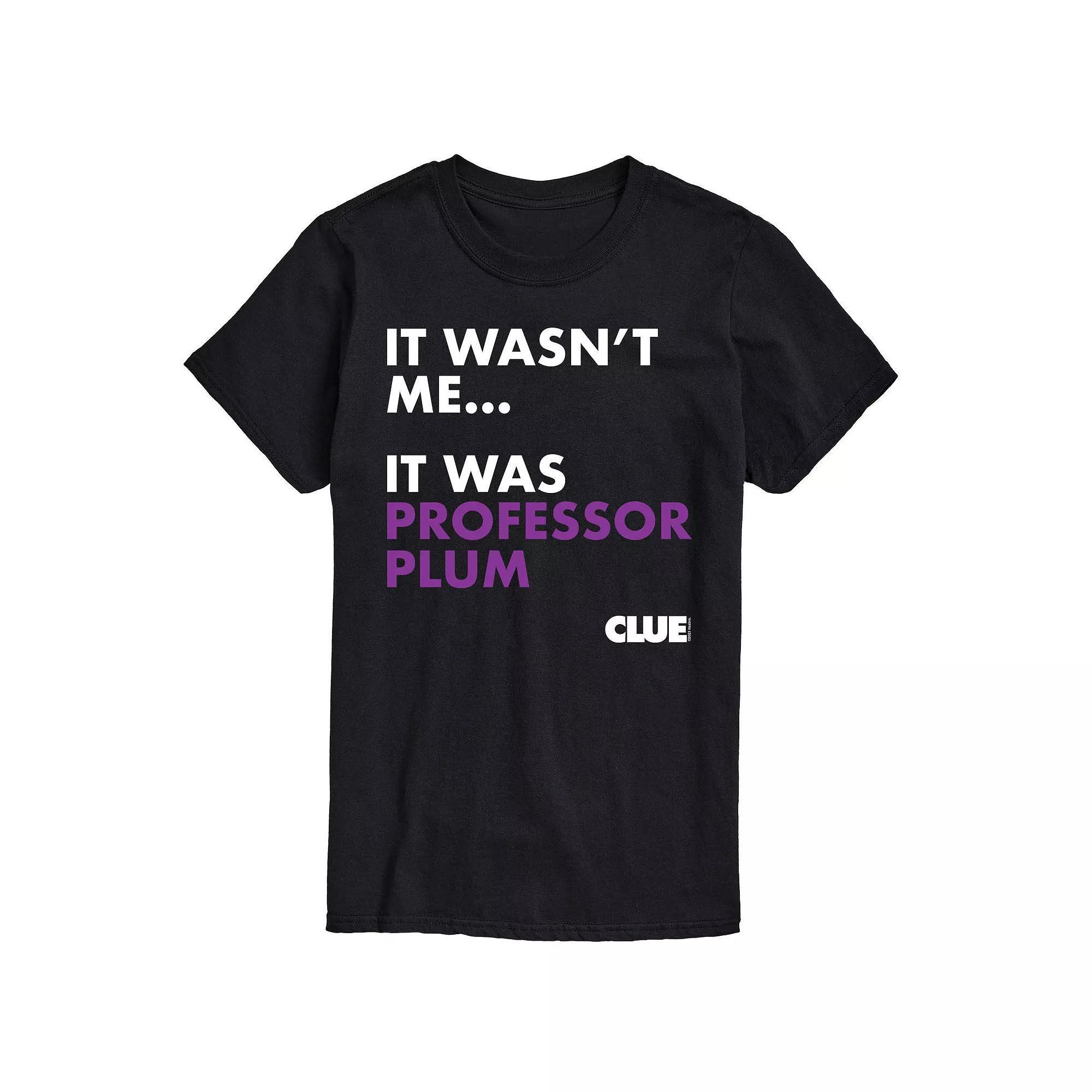 Mens Clue It Was Professor Plum Graphic Tee Product Image