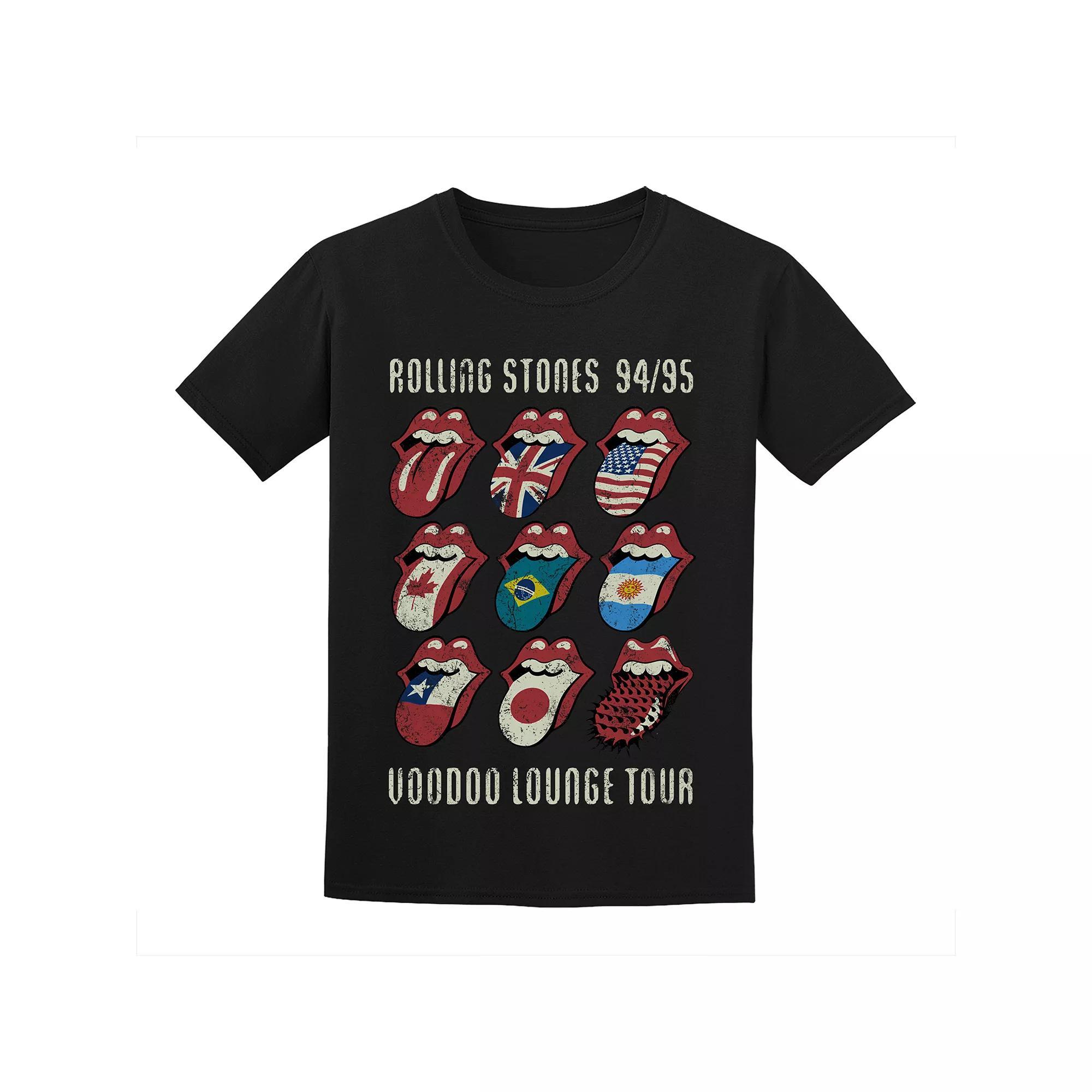 Men's Rolling Stones Tongue Tee, Size: Small, Black Product Image