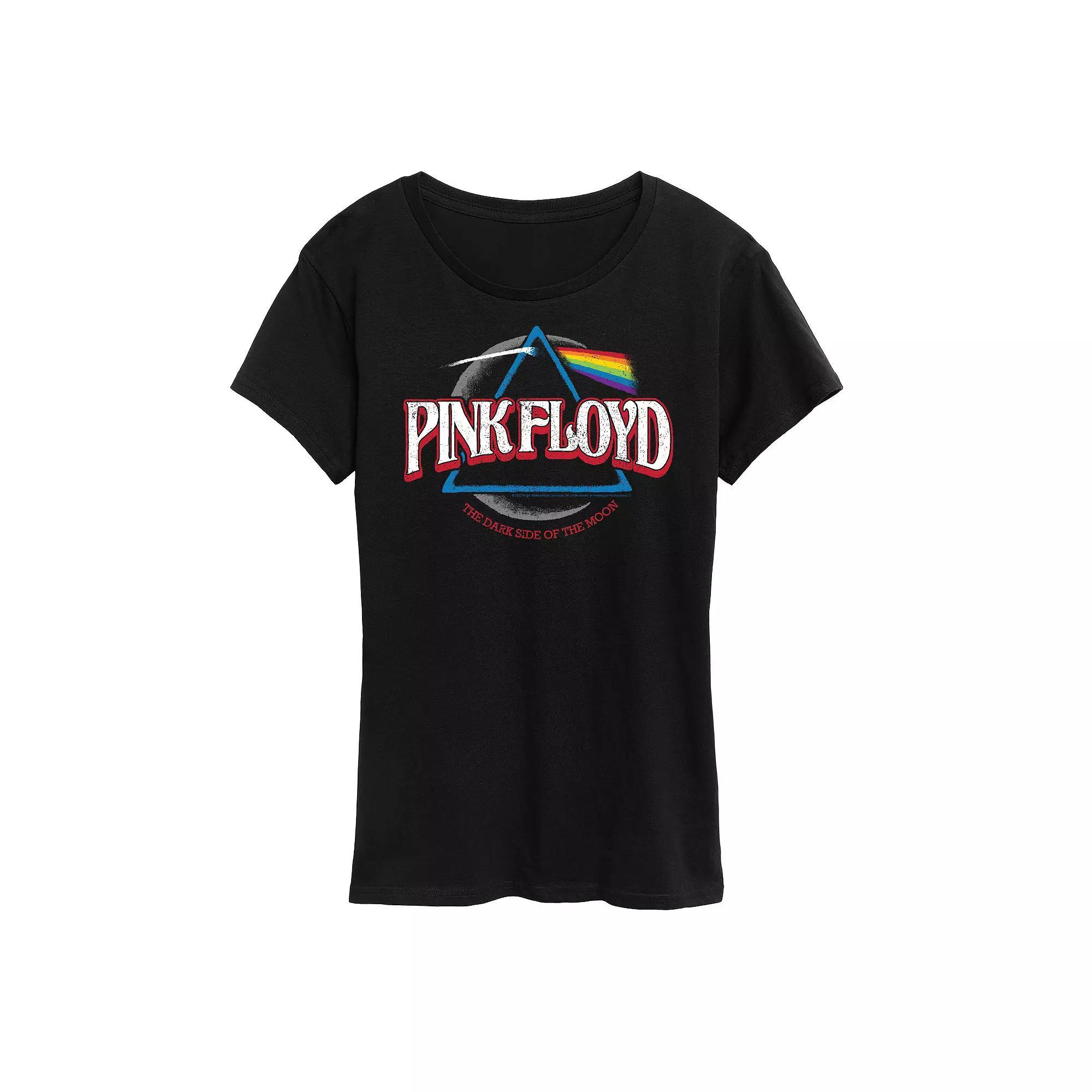 Womens Pink Floyd DSOTM Crescent Graphic Tee, Girls Product Image