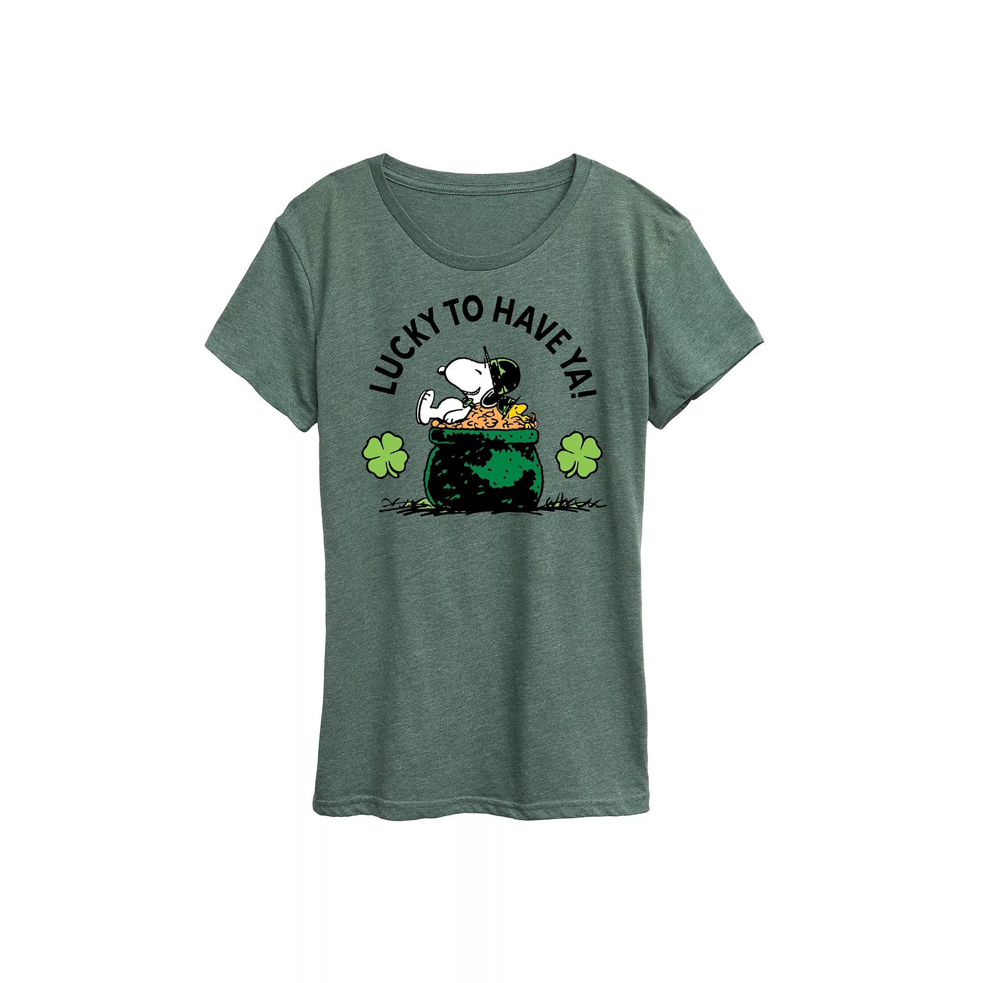 Womens Its Not Hoarding If Plants Graphic Tee Grey Green Product Image