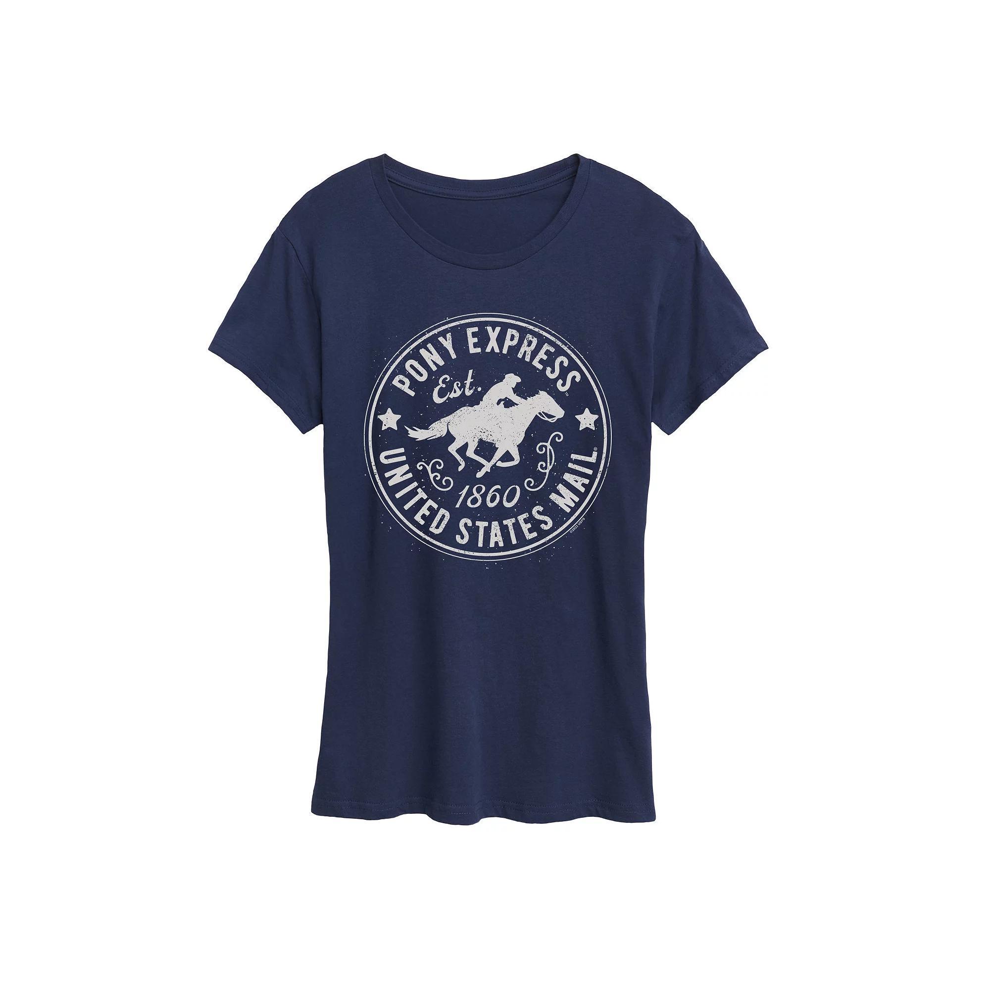 Disneys Frozen 2 Womens All Wrapped Up Graphic Tee, Girls Blue Product Image