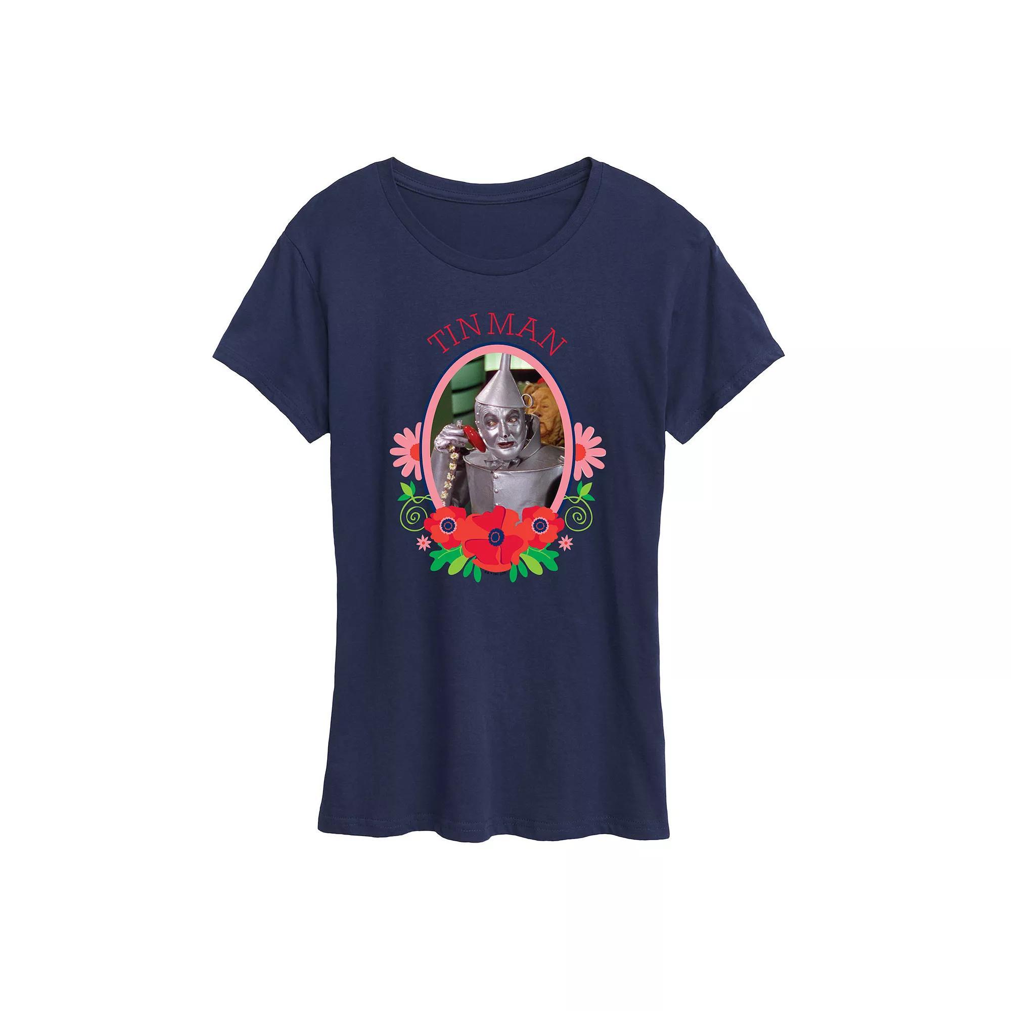 Disneys Frozen 2 Womens All Wrapped Up Graphic Tee, Girls Blue Product Image
