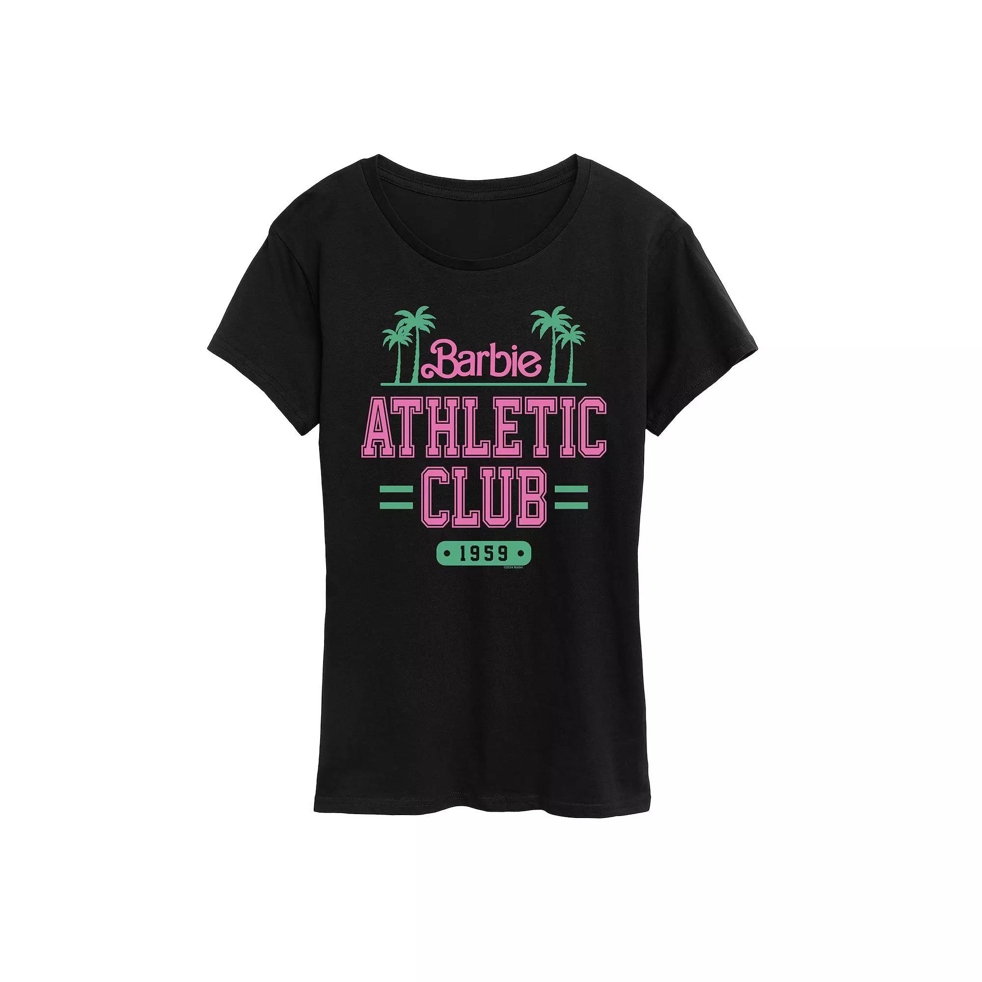 Womens Barbie Athletic Club Graphic Tee Blue Product Image