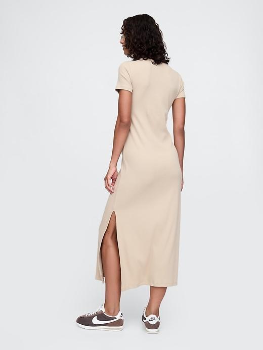 Modern Rib Maxi T-Shirt Dress Product Image