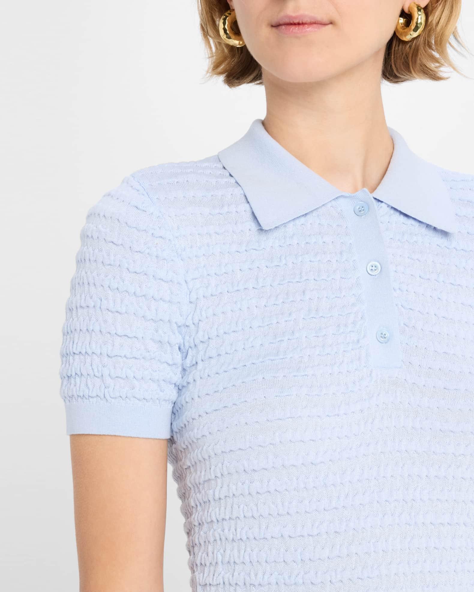 The Smocked Polo Shirt Product Image