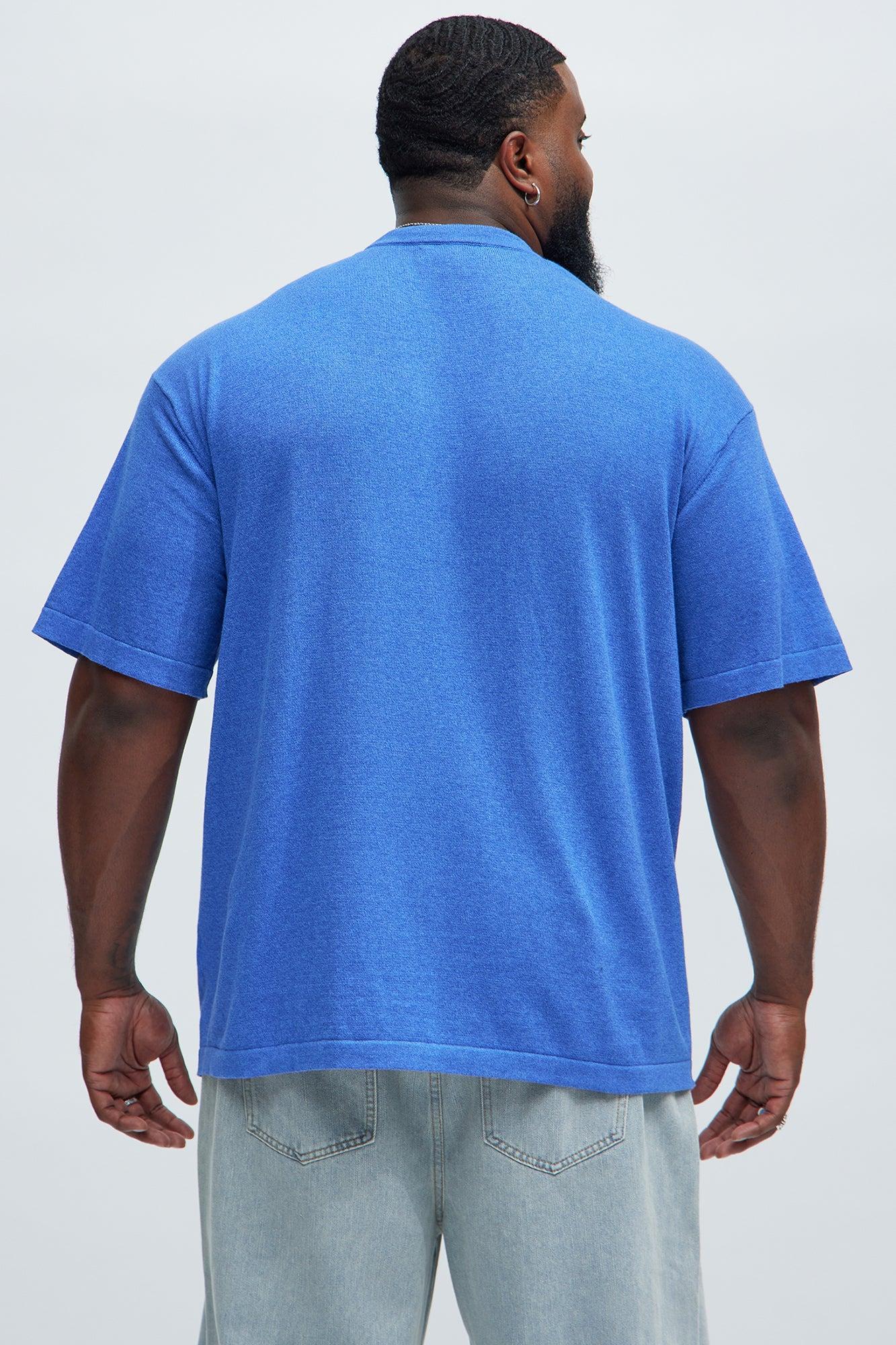 Henshaw Knit Tee - Blue Product Image