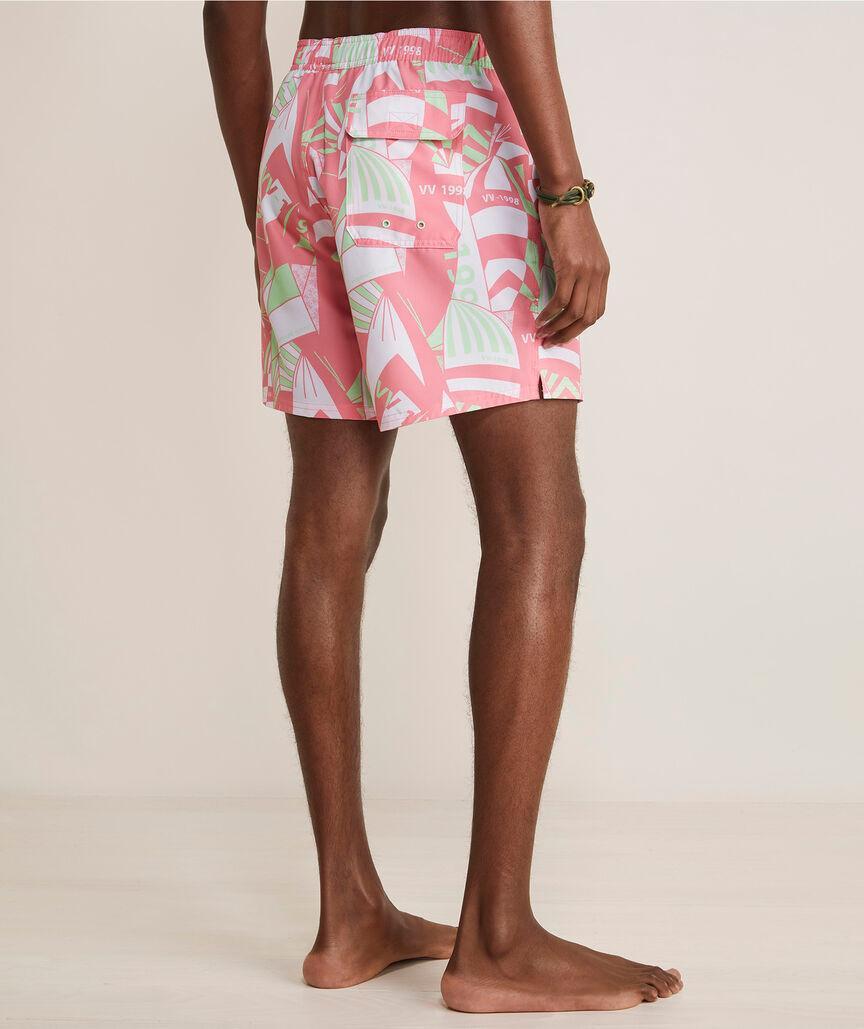 7 Inch Printed Chappy Swim Trunks Product Image