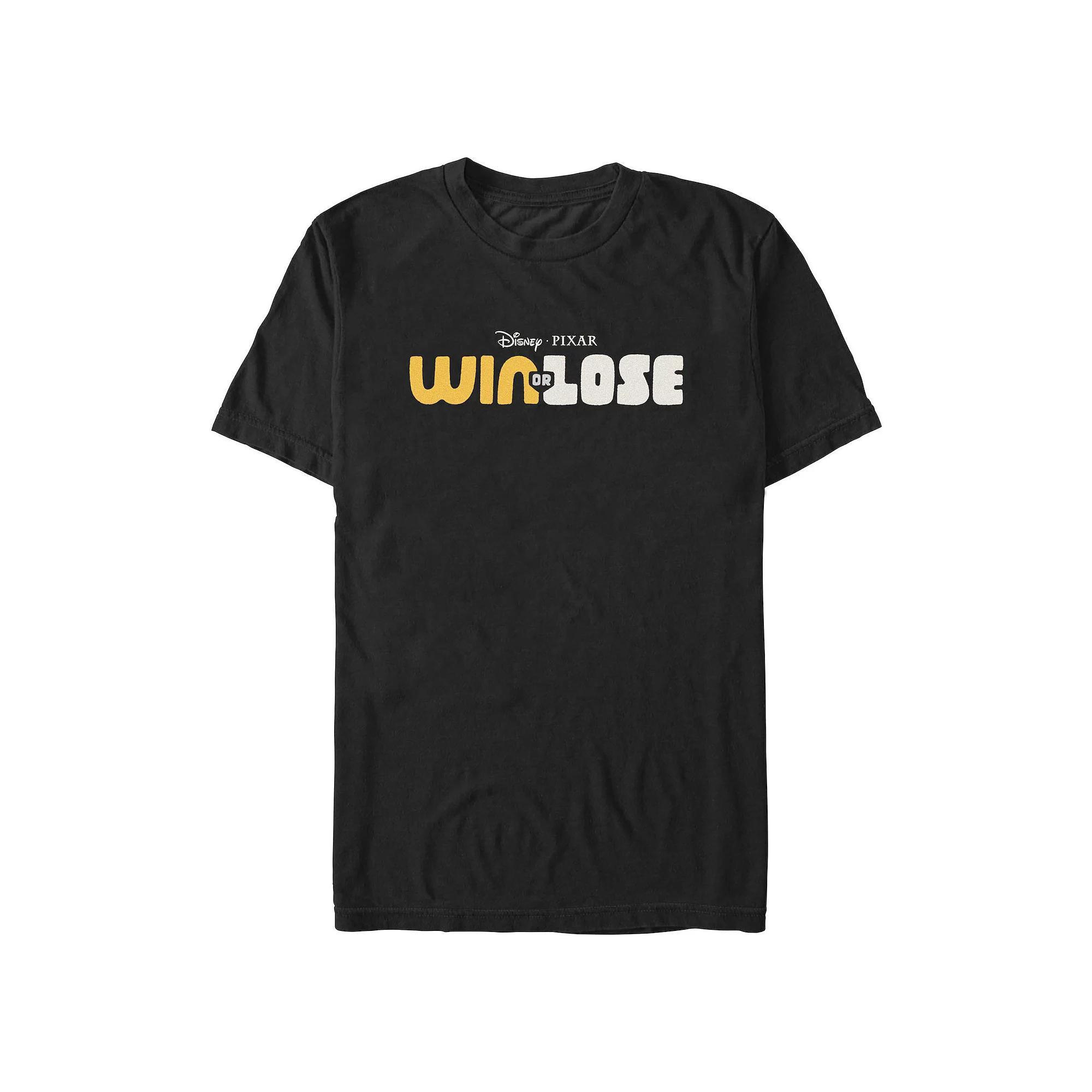 Men's Win Or Lose Logo Graphic Tee, Size: 5XL, Black Product Image