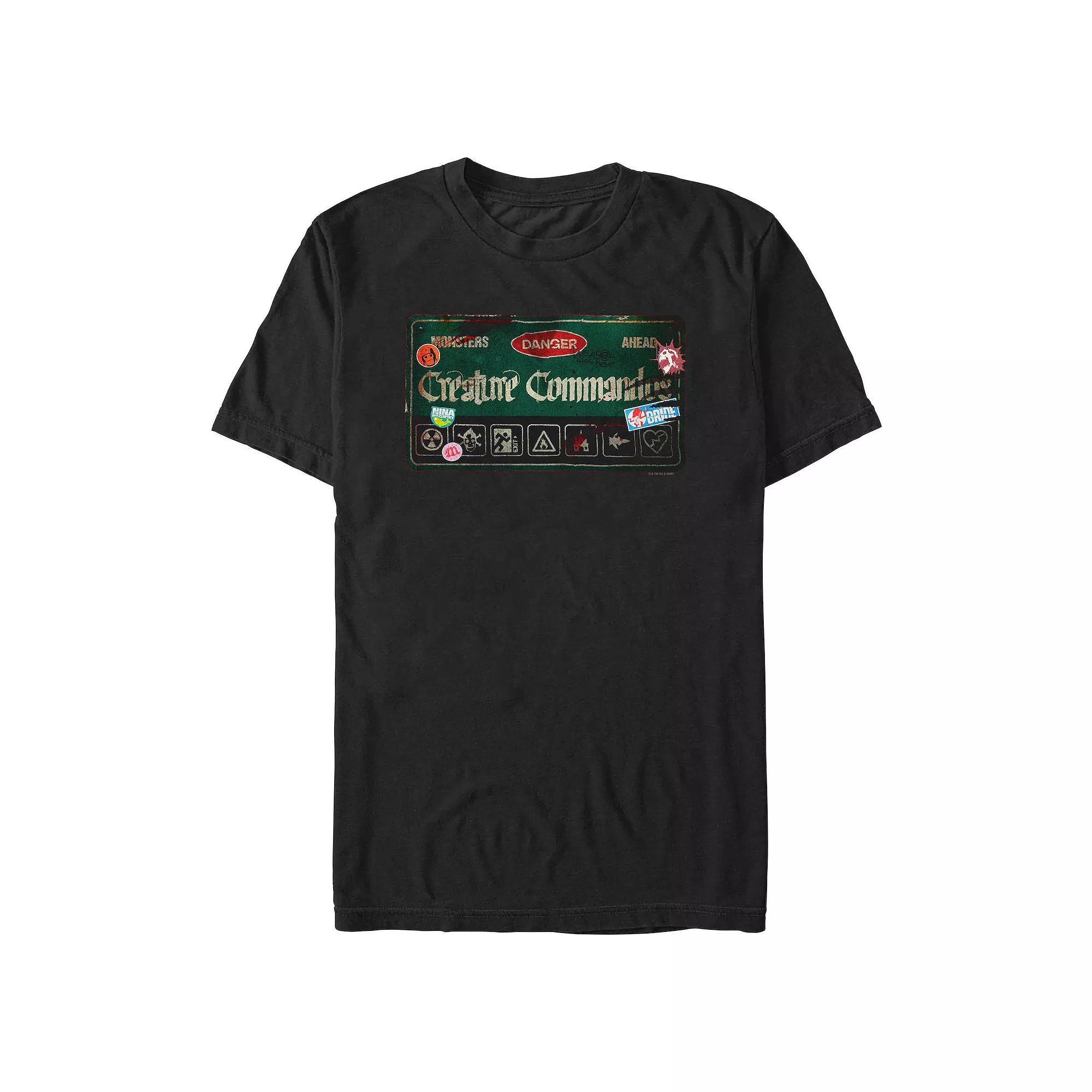 Big & Tall Creature Commandos Monsters Danger Graphic Tee, Men's, Size: 4XL Tall, Black Product Image