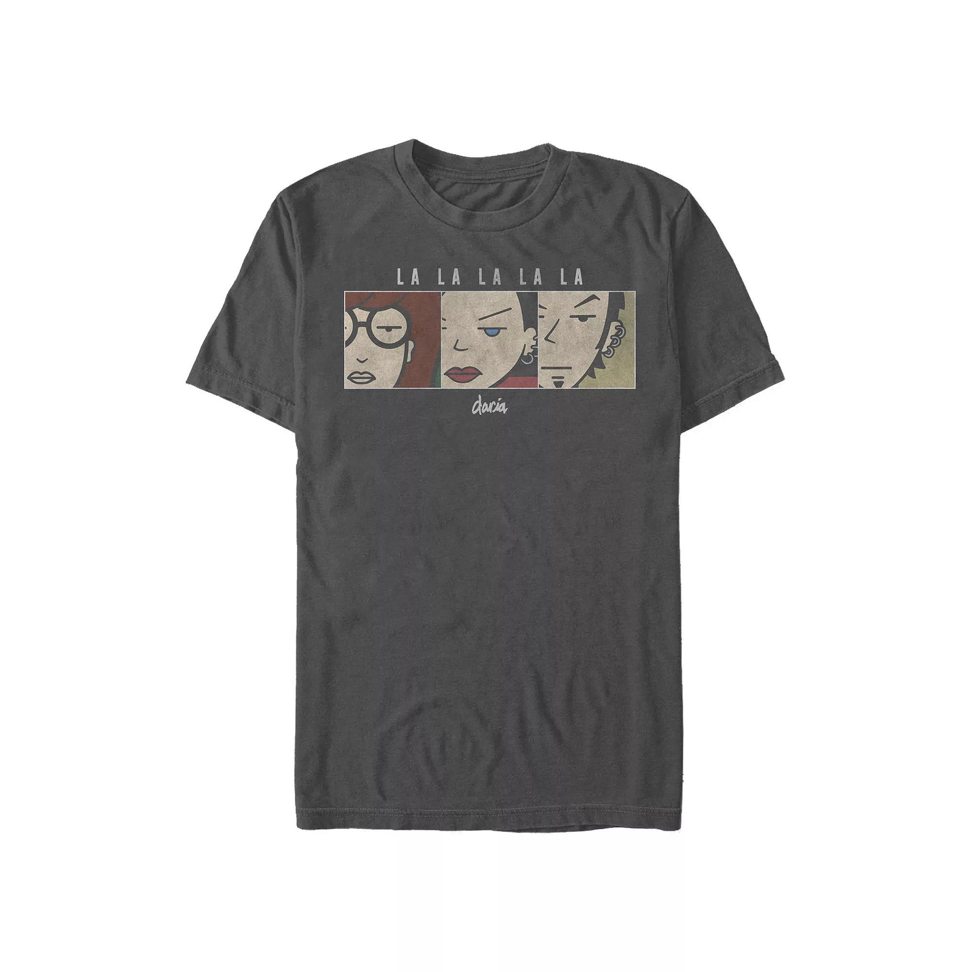 Men's Daria Trio Closeups Graphic Tee, Size: XL, Grey Product Image