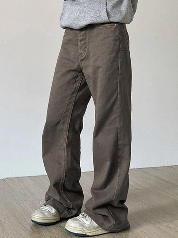 Vintage Washed Mid Rise Boyfriend Jeans Product Image