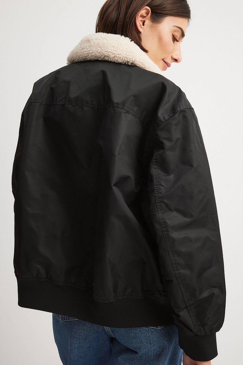 Oversized Bomber Jacket Product Image