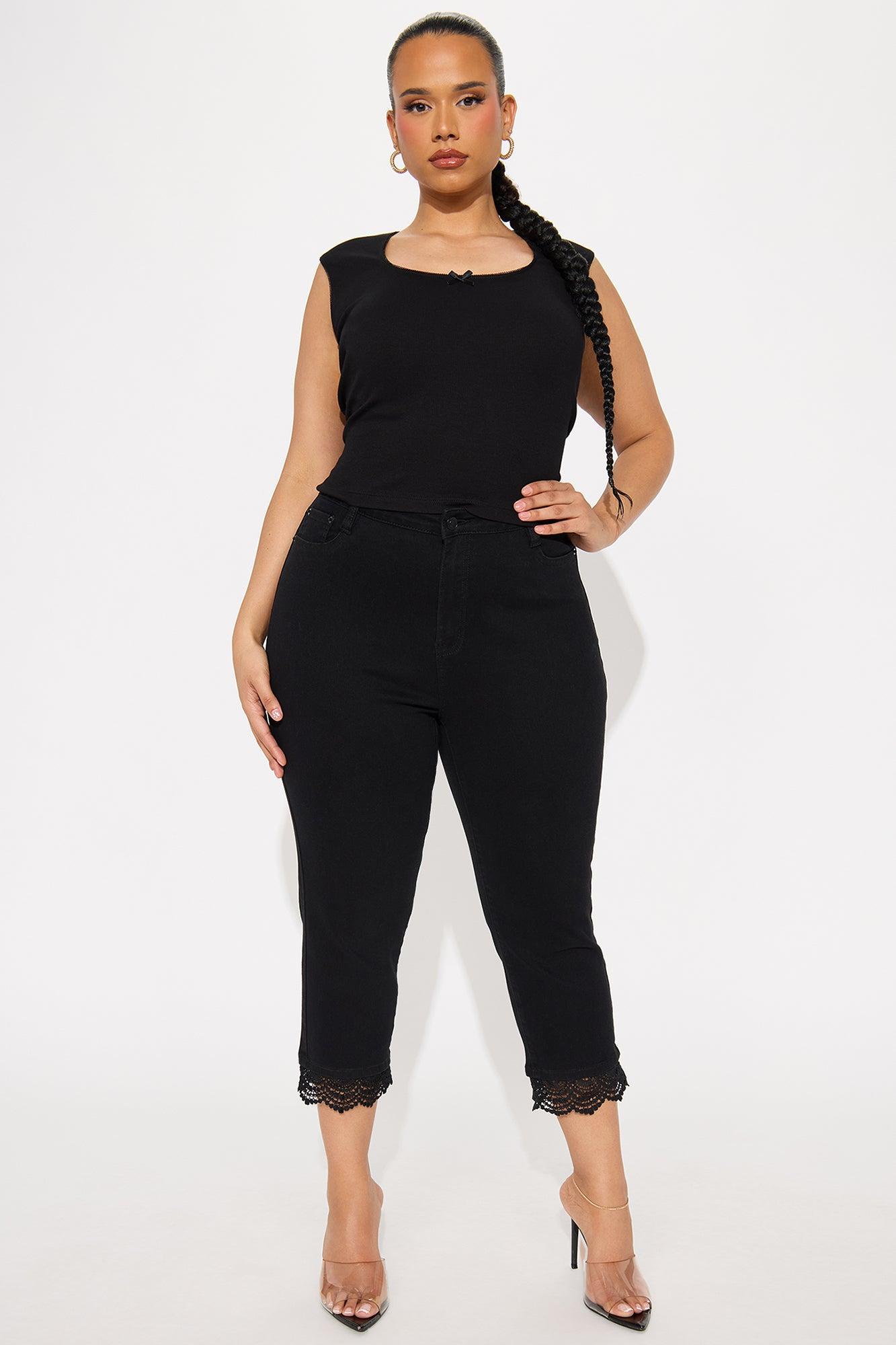 Emily Capri Pant - Black Product Image