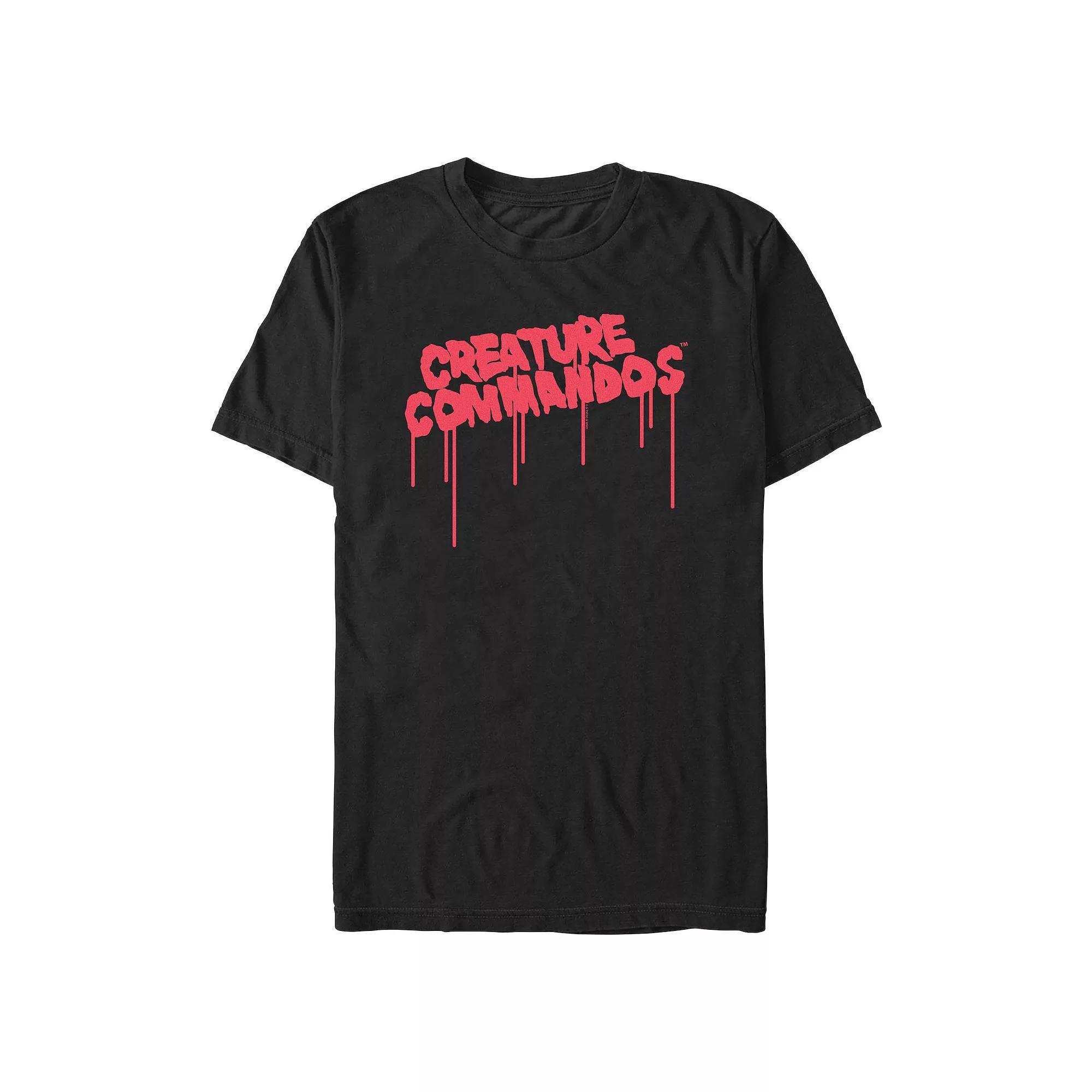 Big & Tall Creature Commandos Blood Graphic Tee, Men's, Size: 5XL, Black Product Image