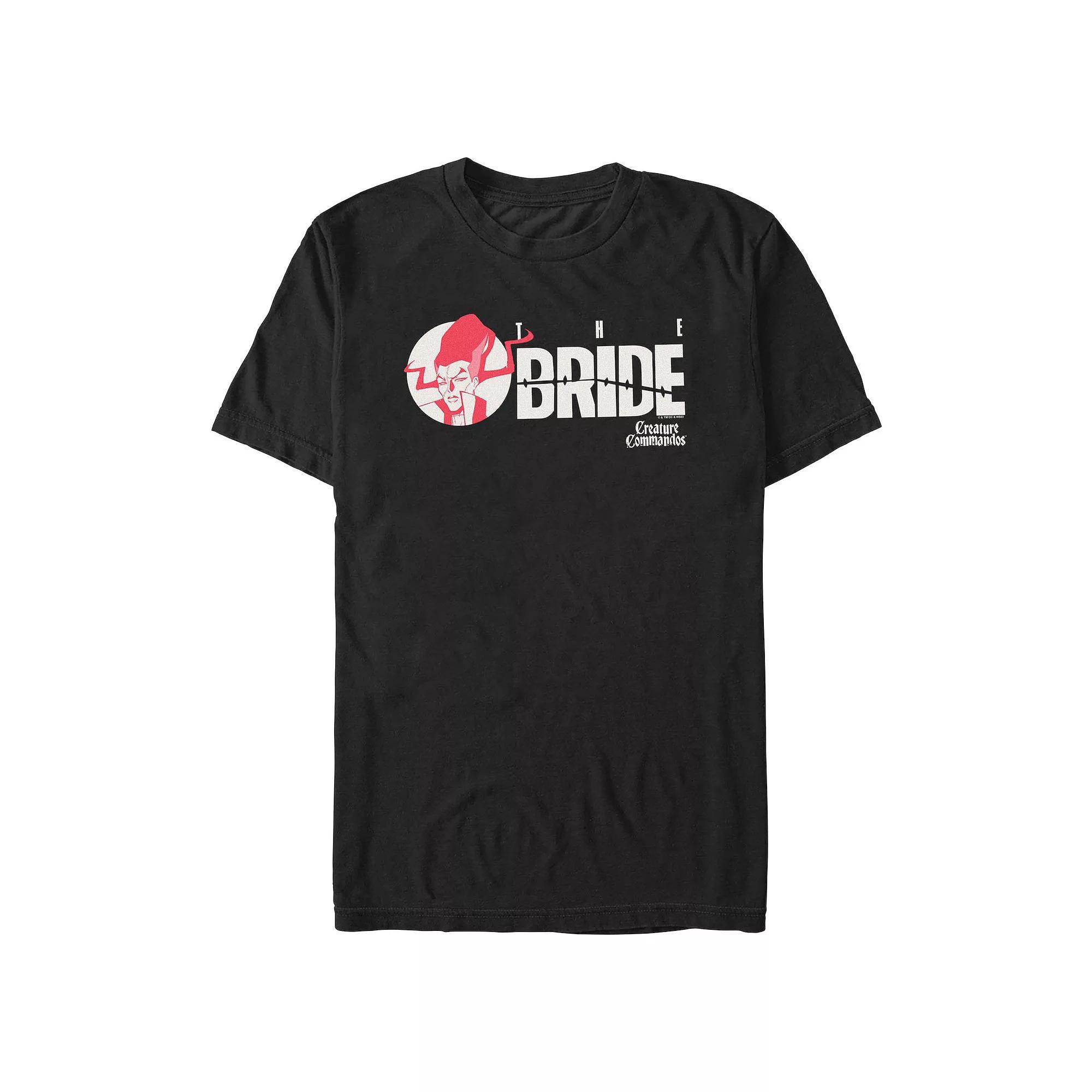 Men's Creature Commandos Presenting The Bride Graphic Tee, Size: Large, Black Product Image