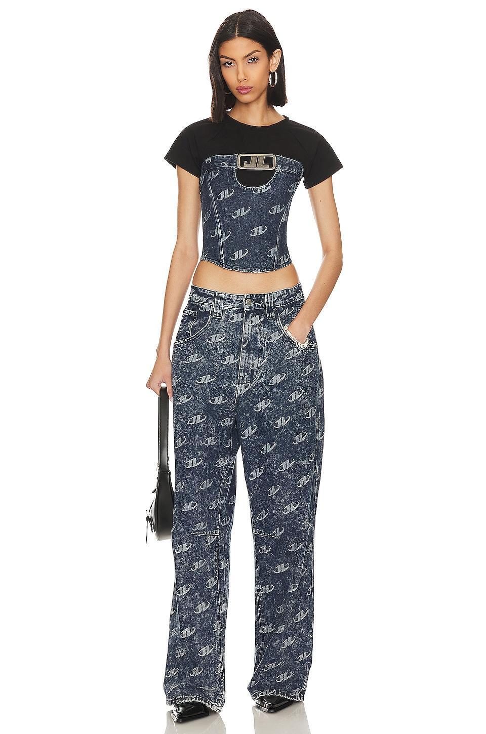 Monogram Baggy Pants Jaded London Product Image