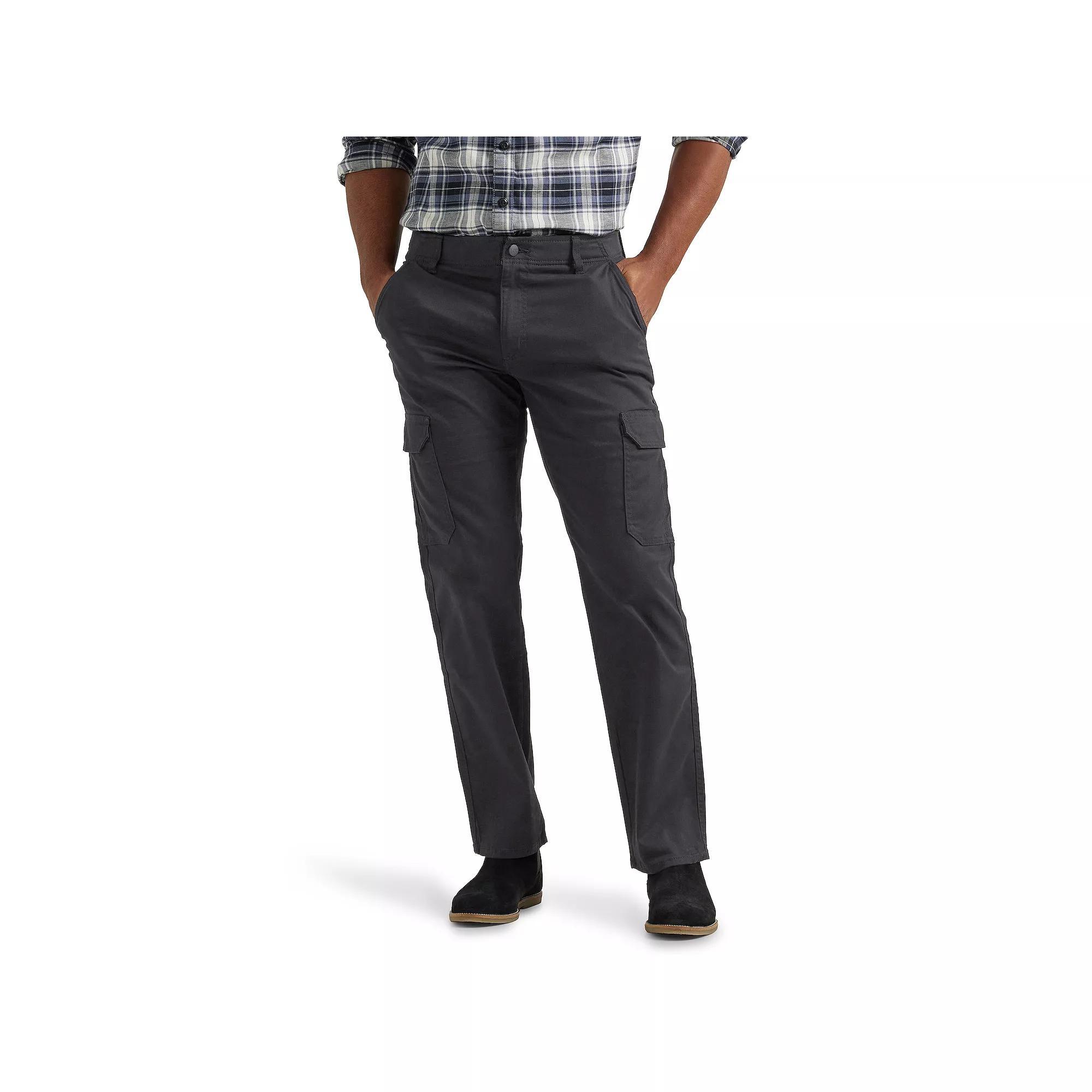 Mens Lee Extreme Motion MVP Straight Fit Cargo Pants Grey Product Image
