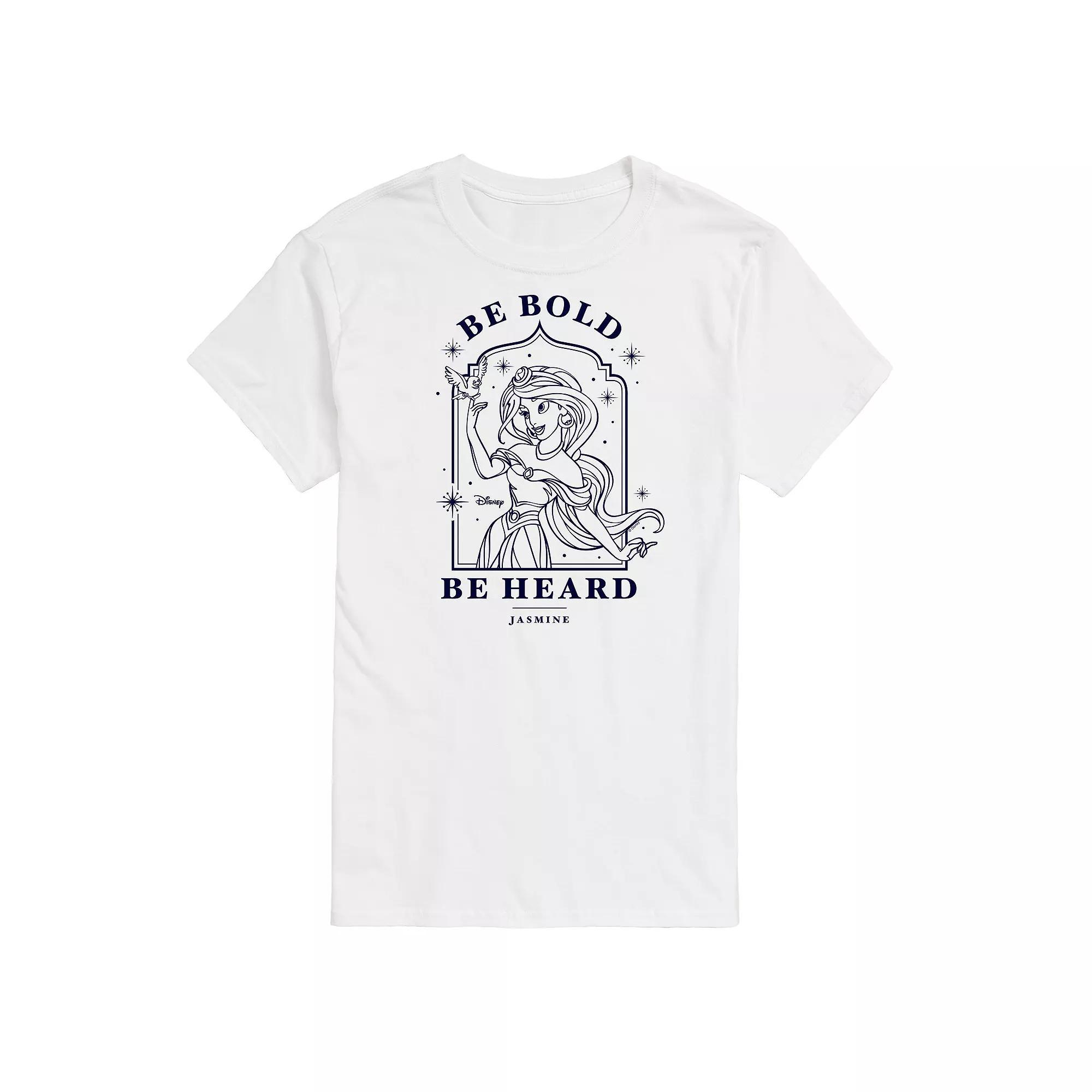 Disney Princess Big & Tall Jasmine Be Bold Be Heard Graphic Tee, Mens Product Image