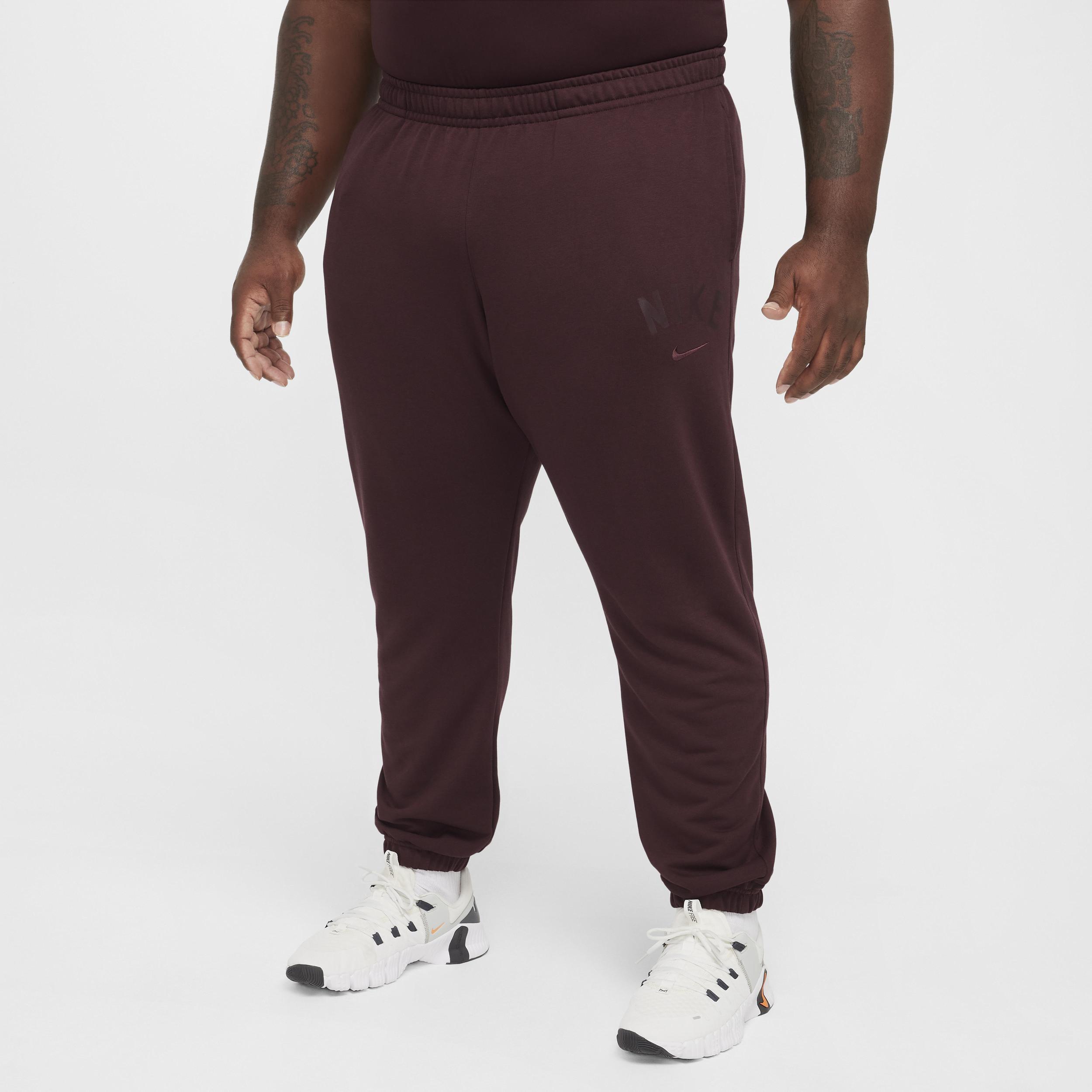 Nike Mens Swoosh Dri-FIT Fleece Fitness Jogger Pants Product Image