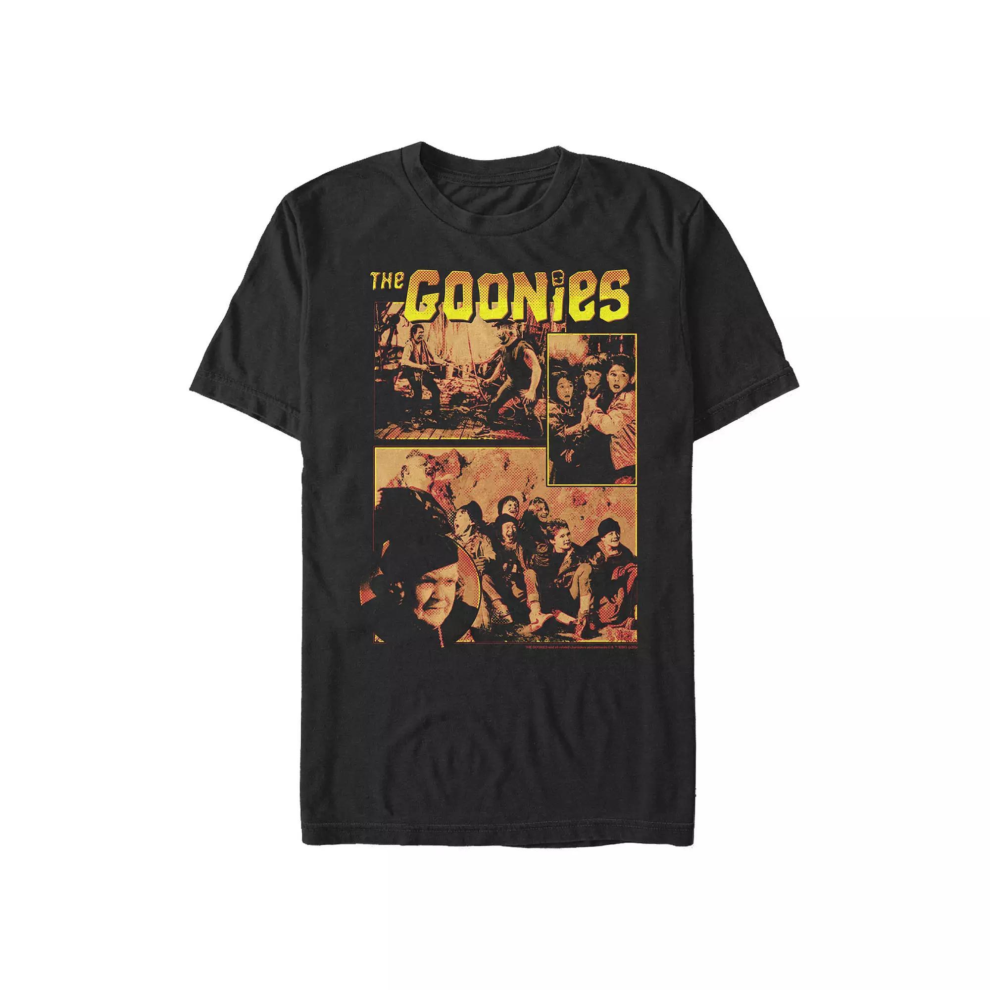 Men's The Goonies Scene Panels Graphic Tee, Size: Medium, Black Product Image