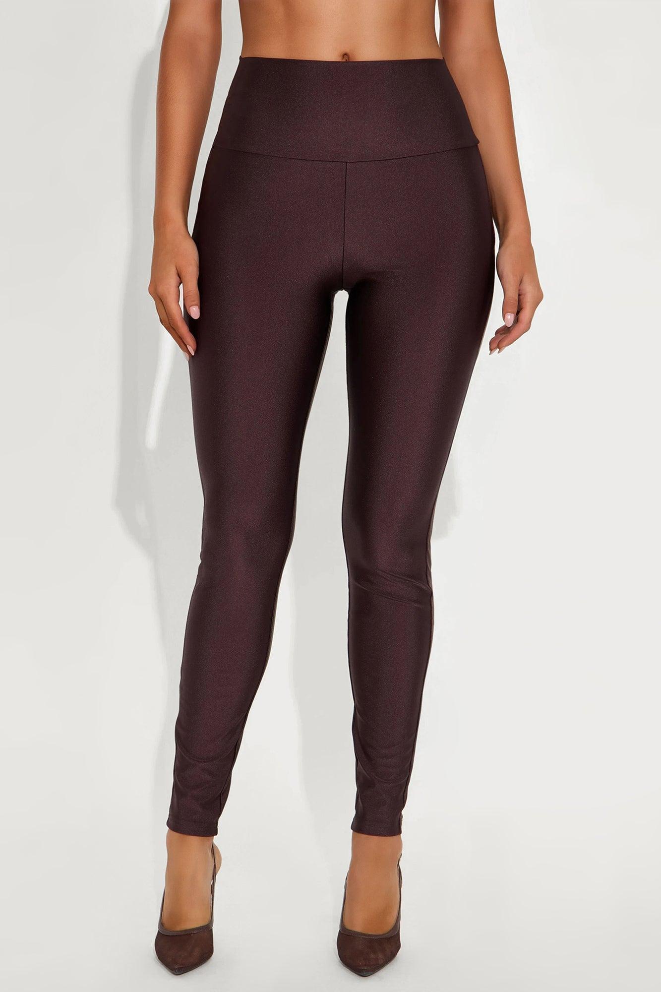 Brianne High Rise Leggings - Chocolate Product Image